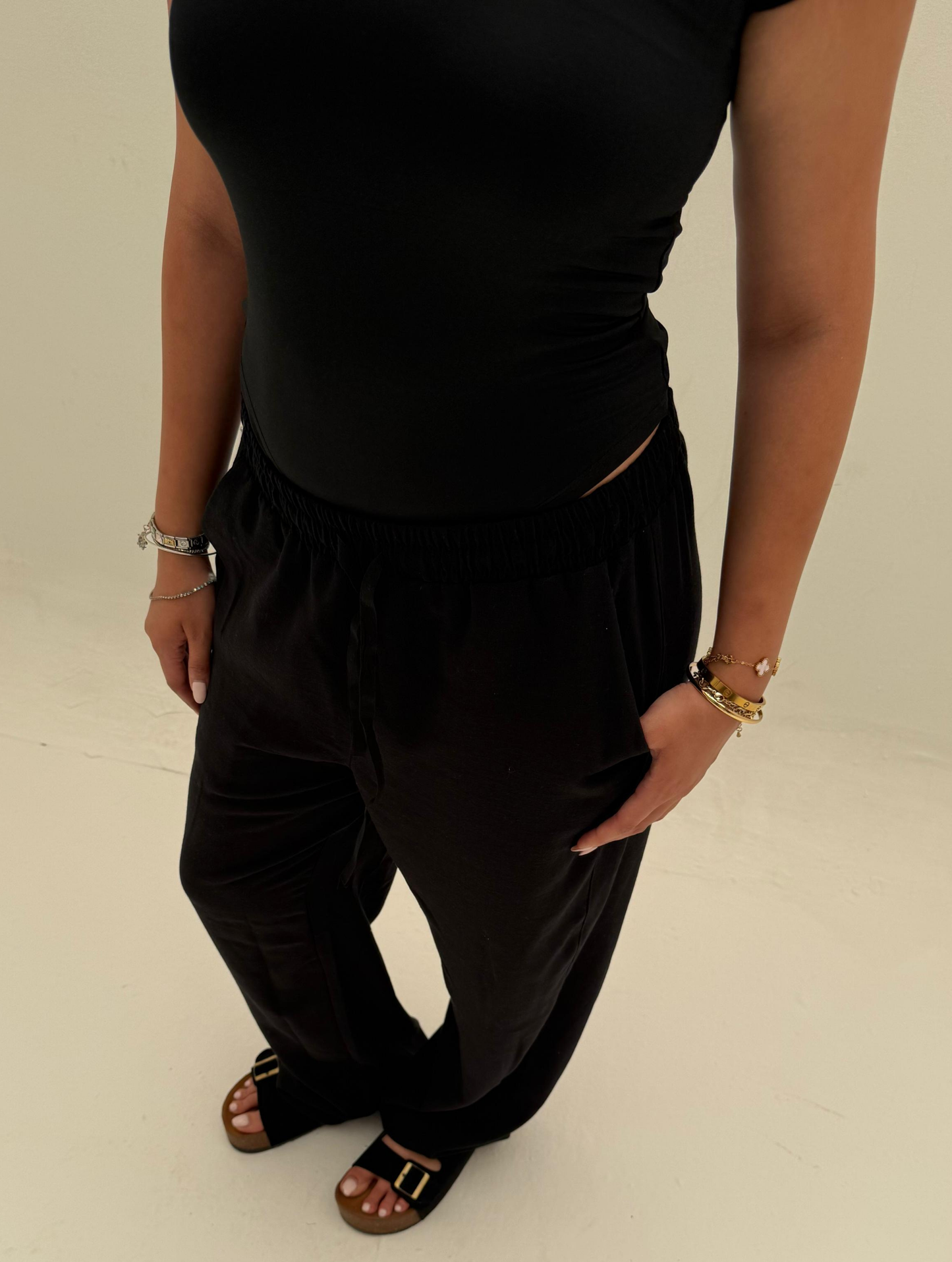 Black Coastal Pants