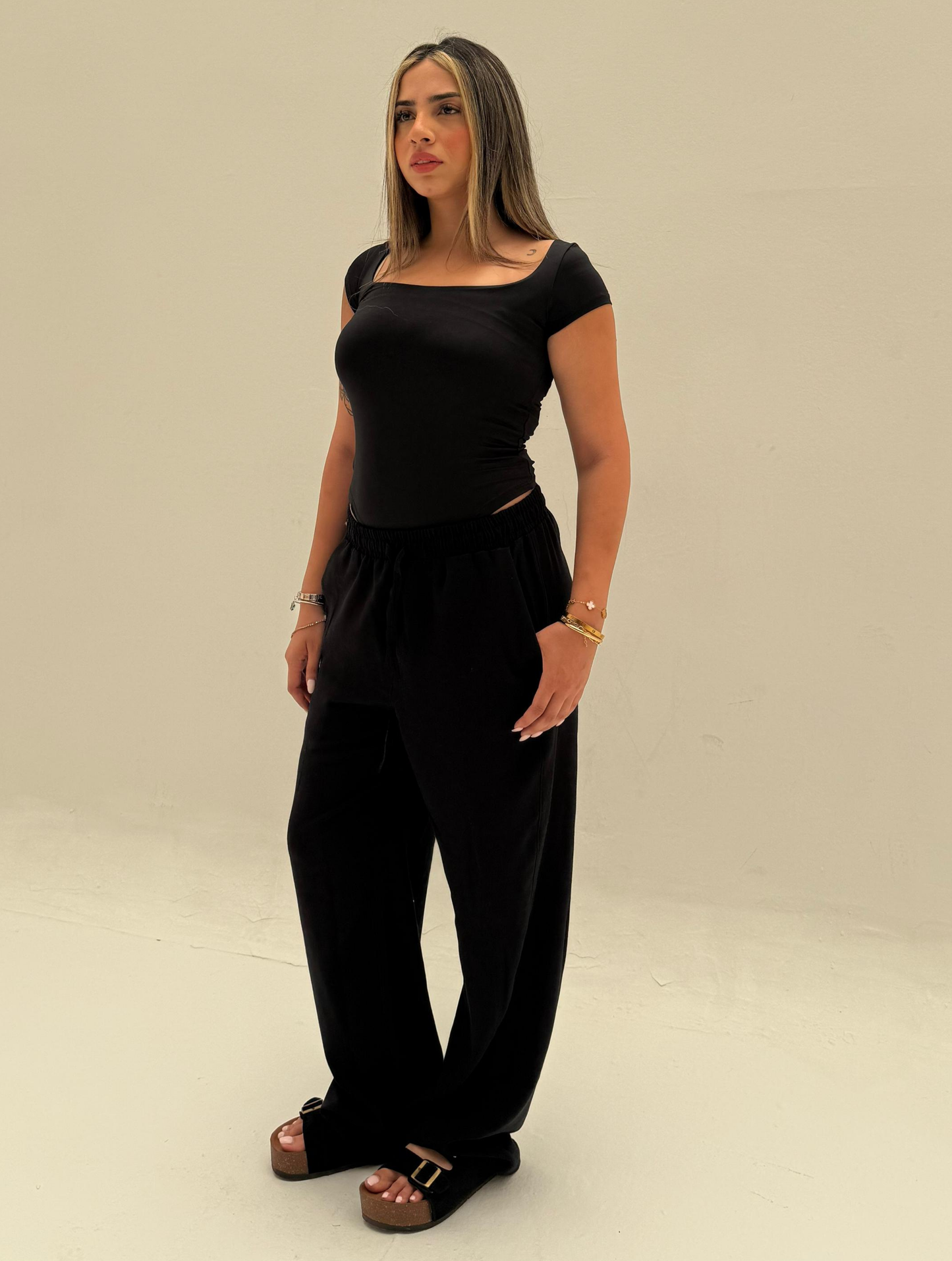 Black Coastal Pants