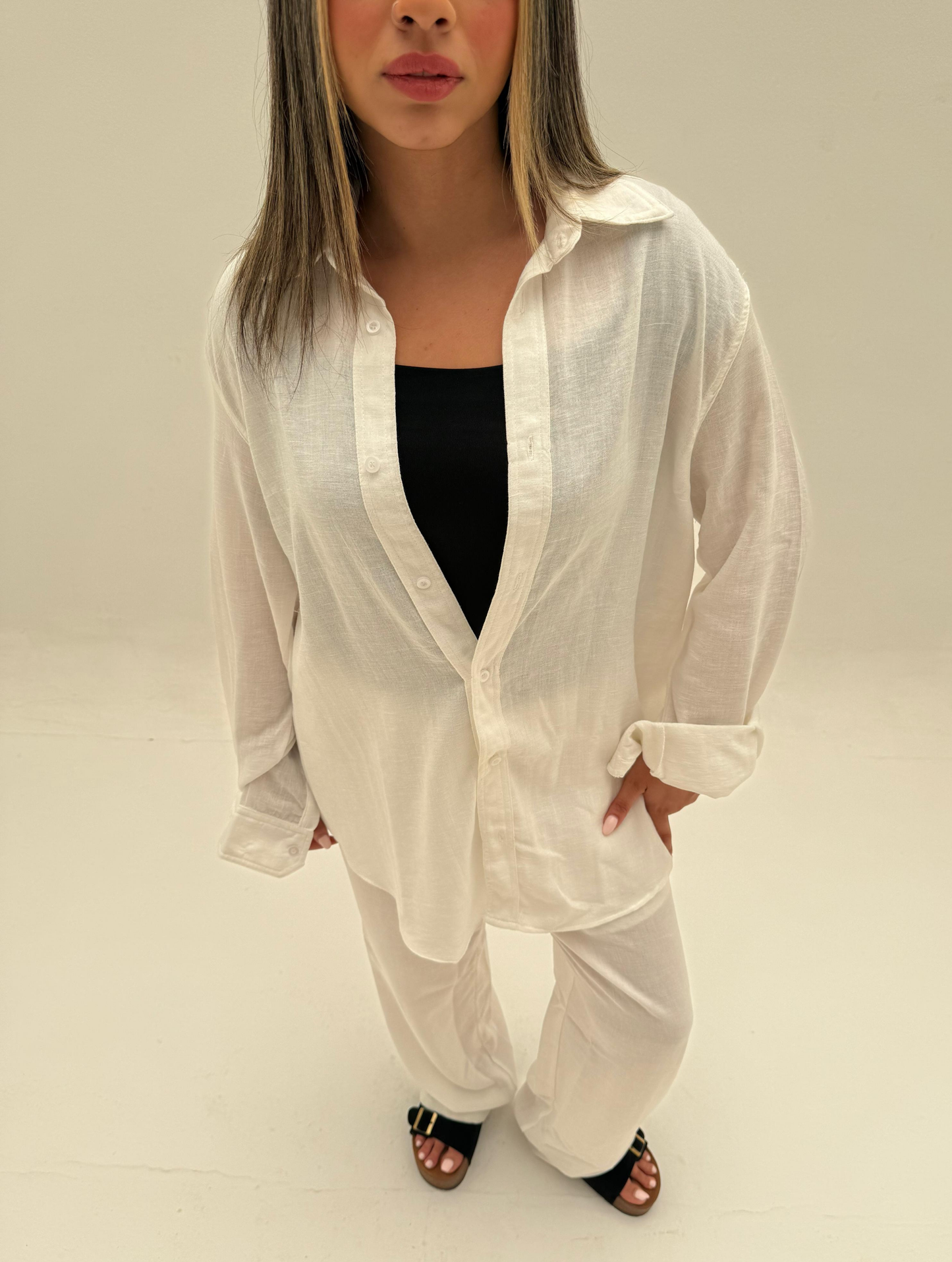 White Coastal Pants