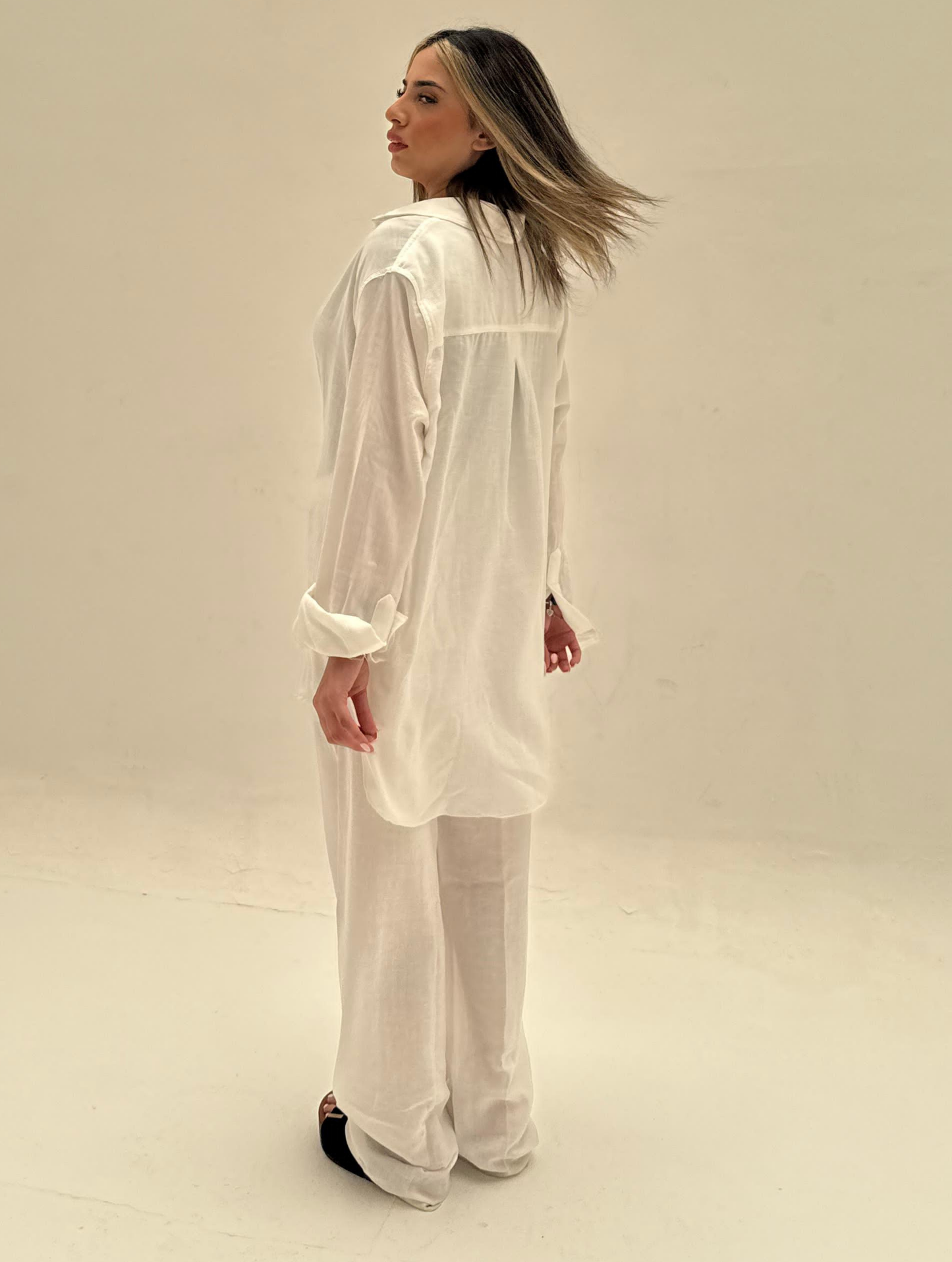 White Coastal Pants