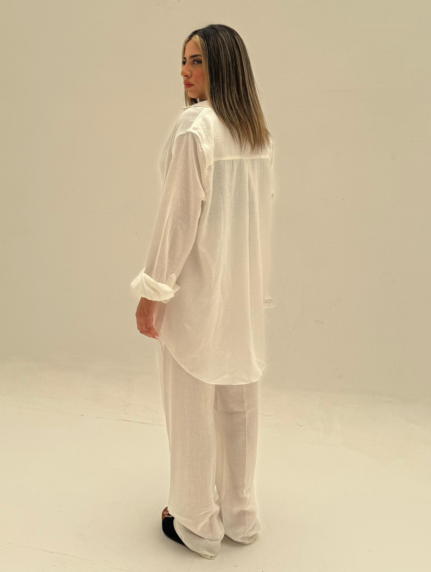 White Coastal Pants
