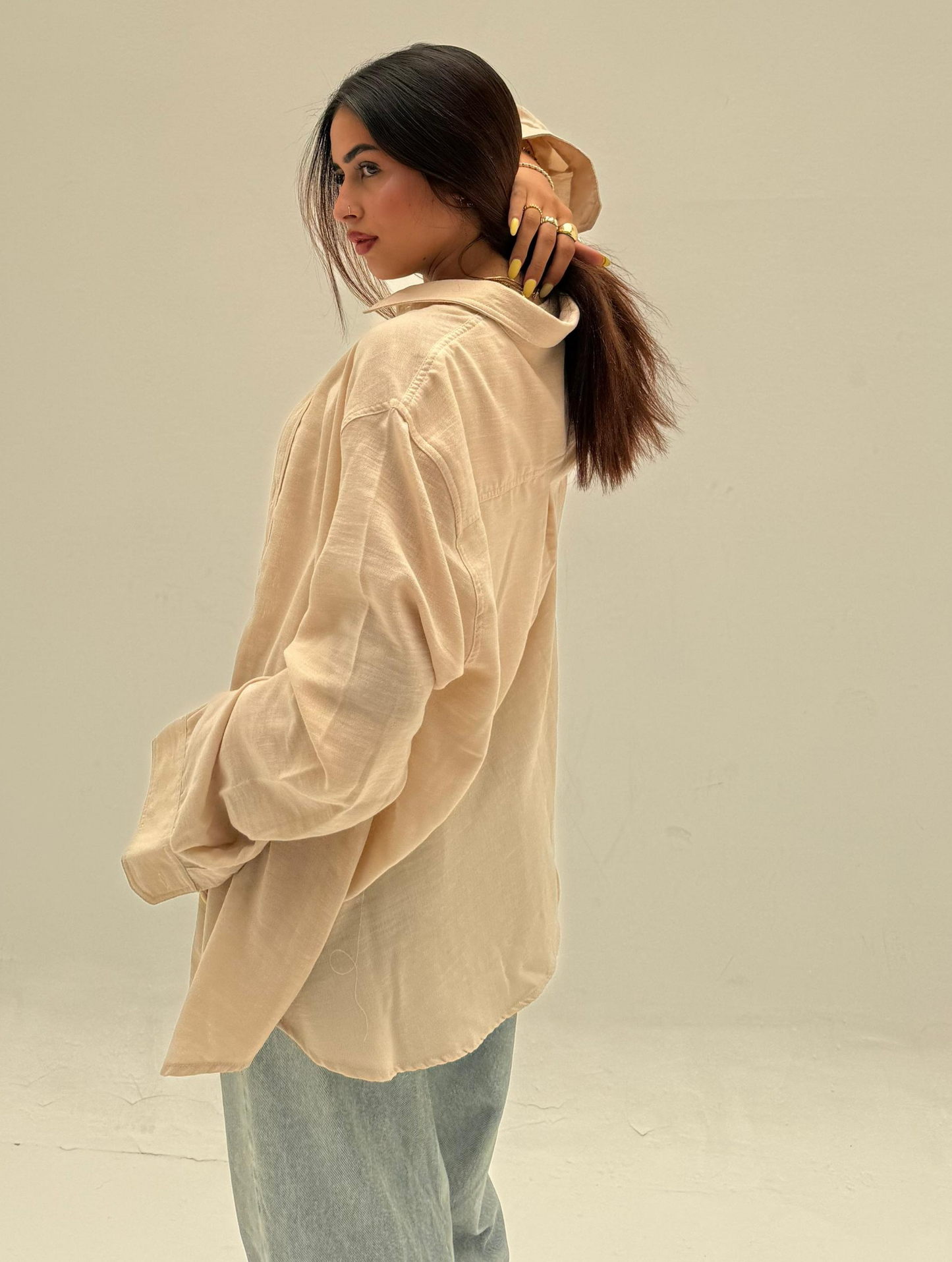 Beige Coastal Shirt