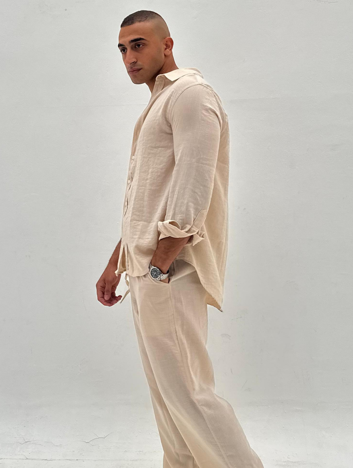 Beige Coastal Shirt