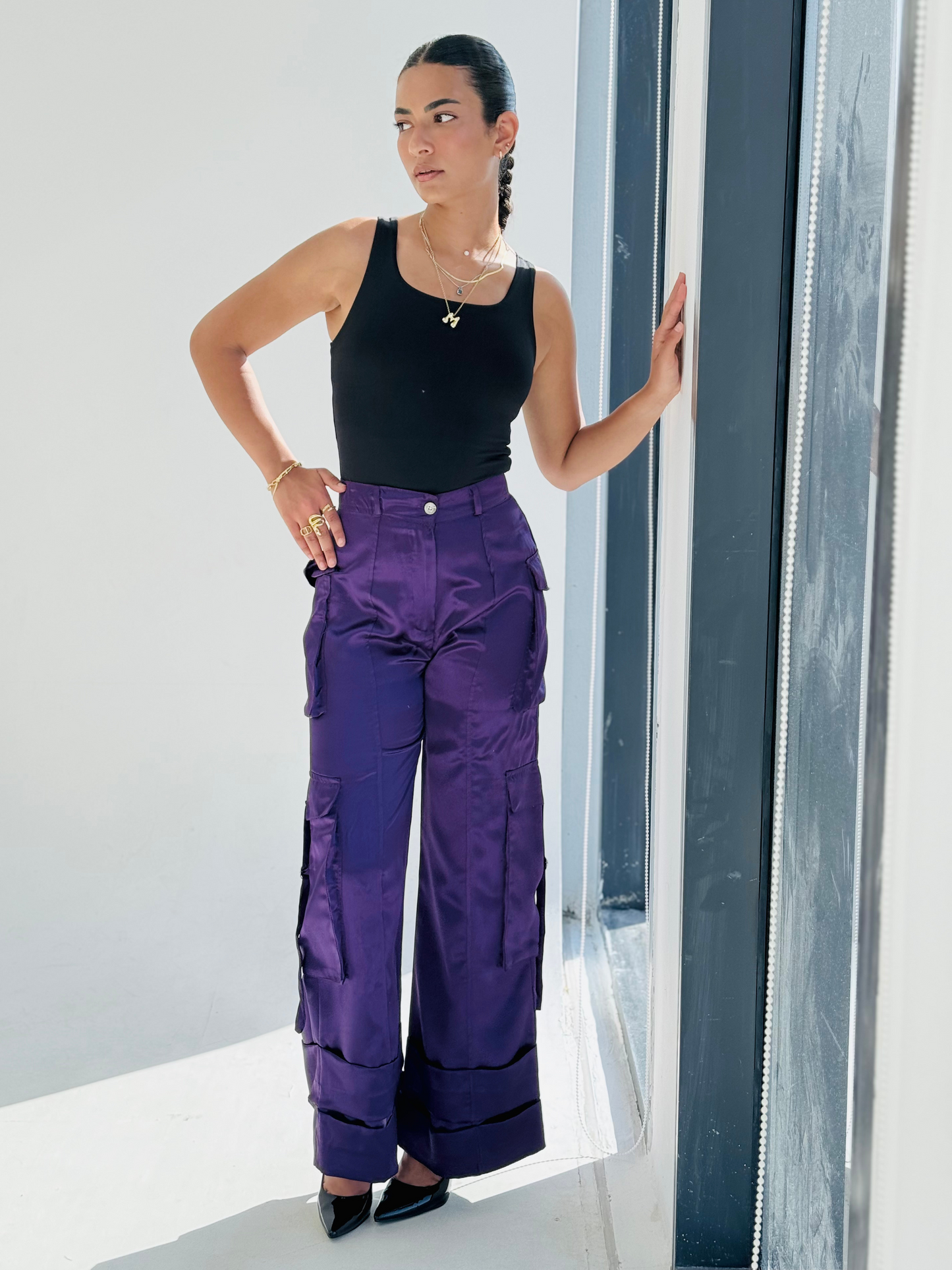Melly Pants - Purple