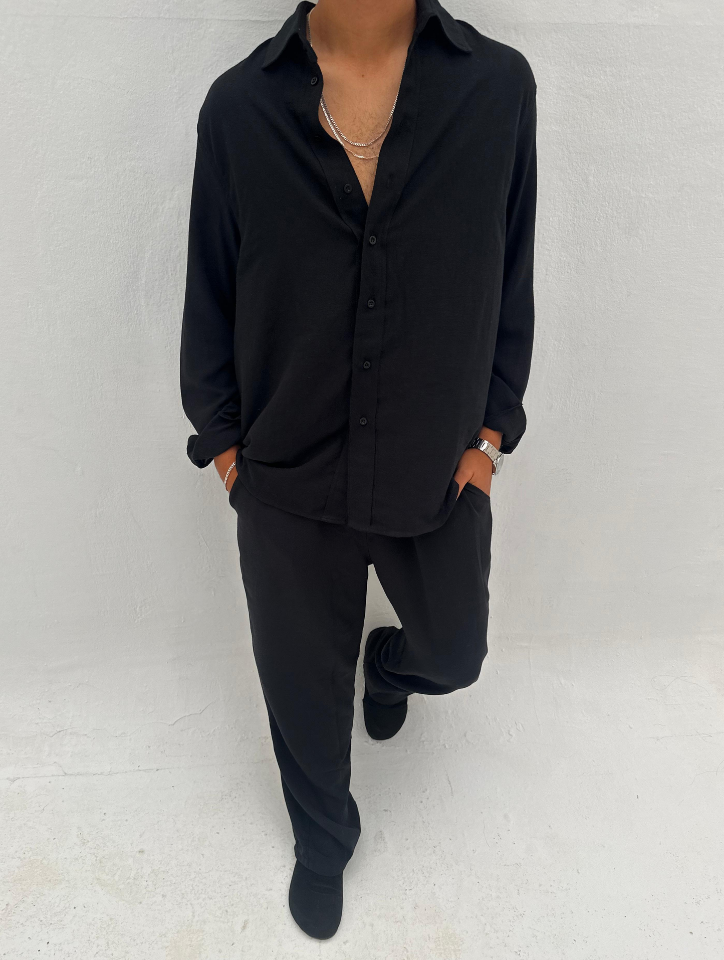 Black Coastal Pants