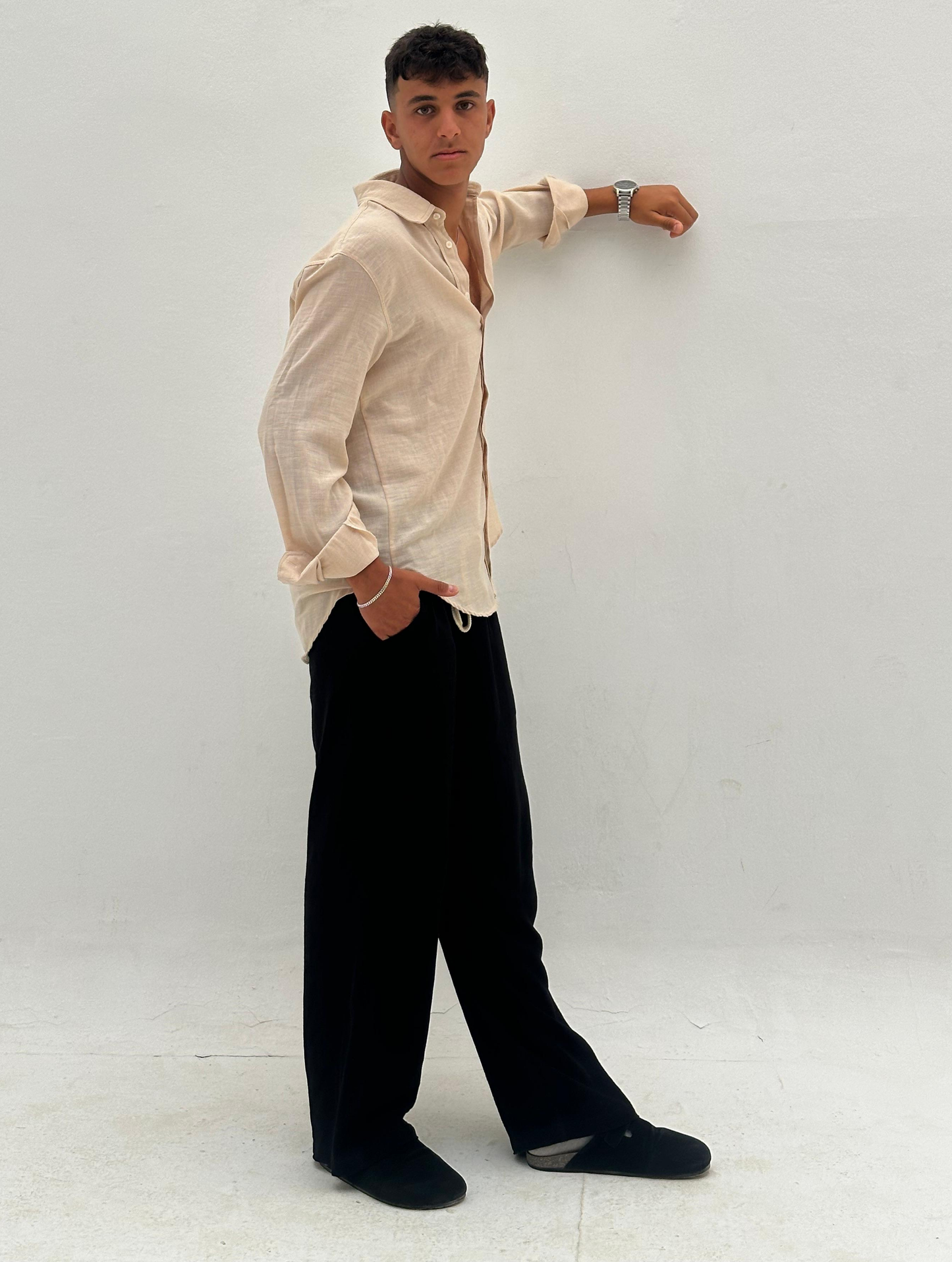 Beige Coastal Shirt