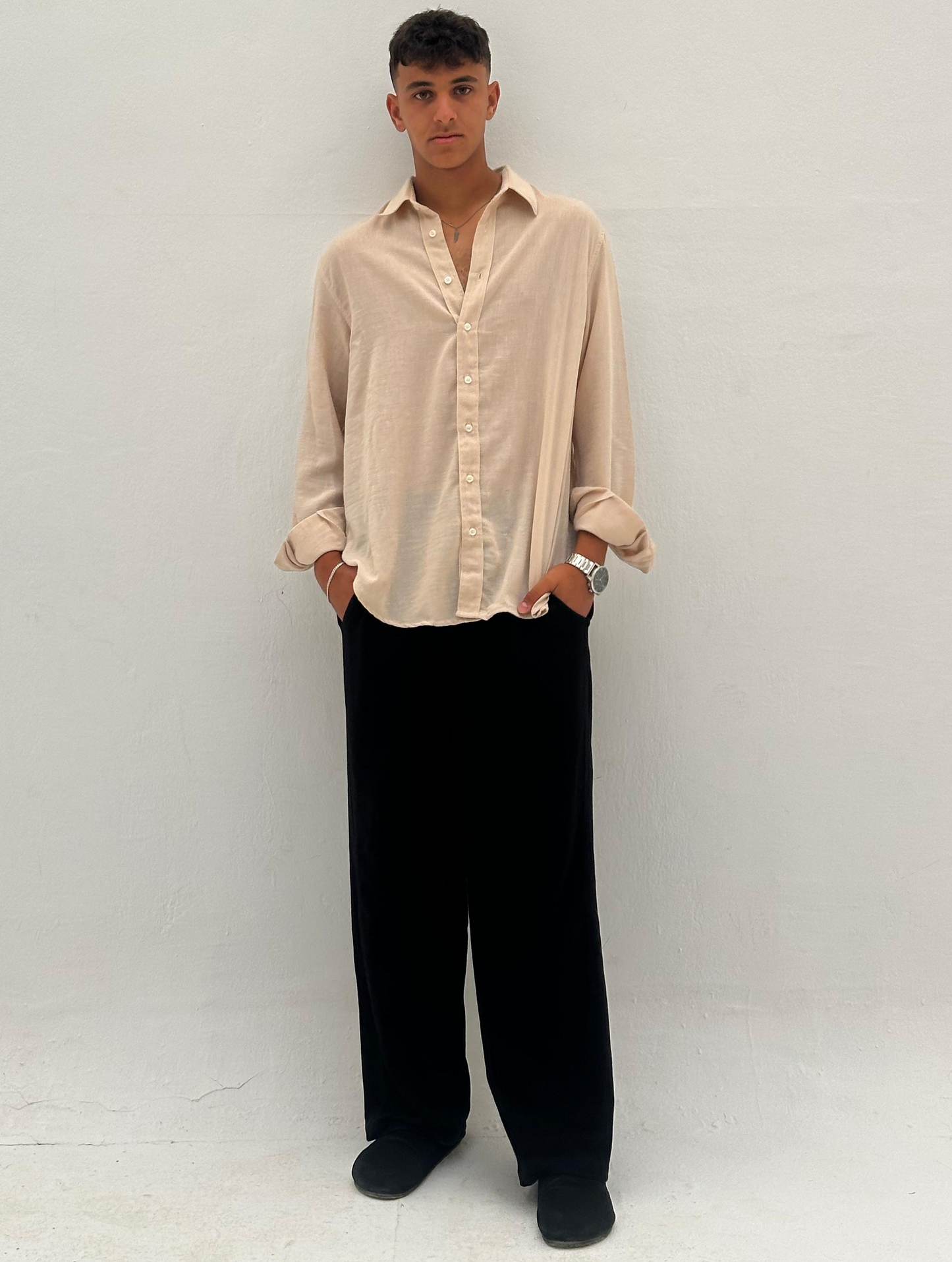 Beige Coastal Shirt