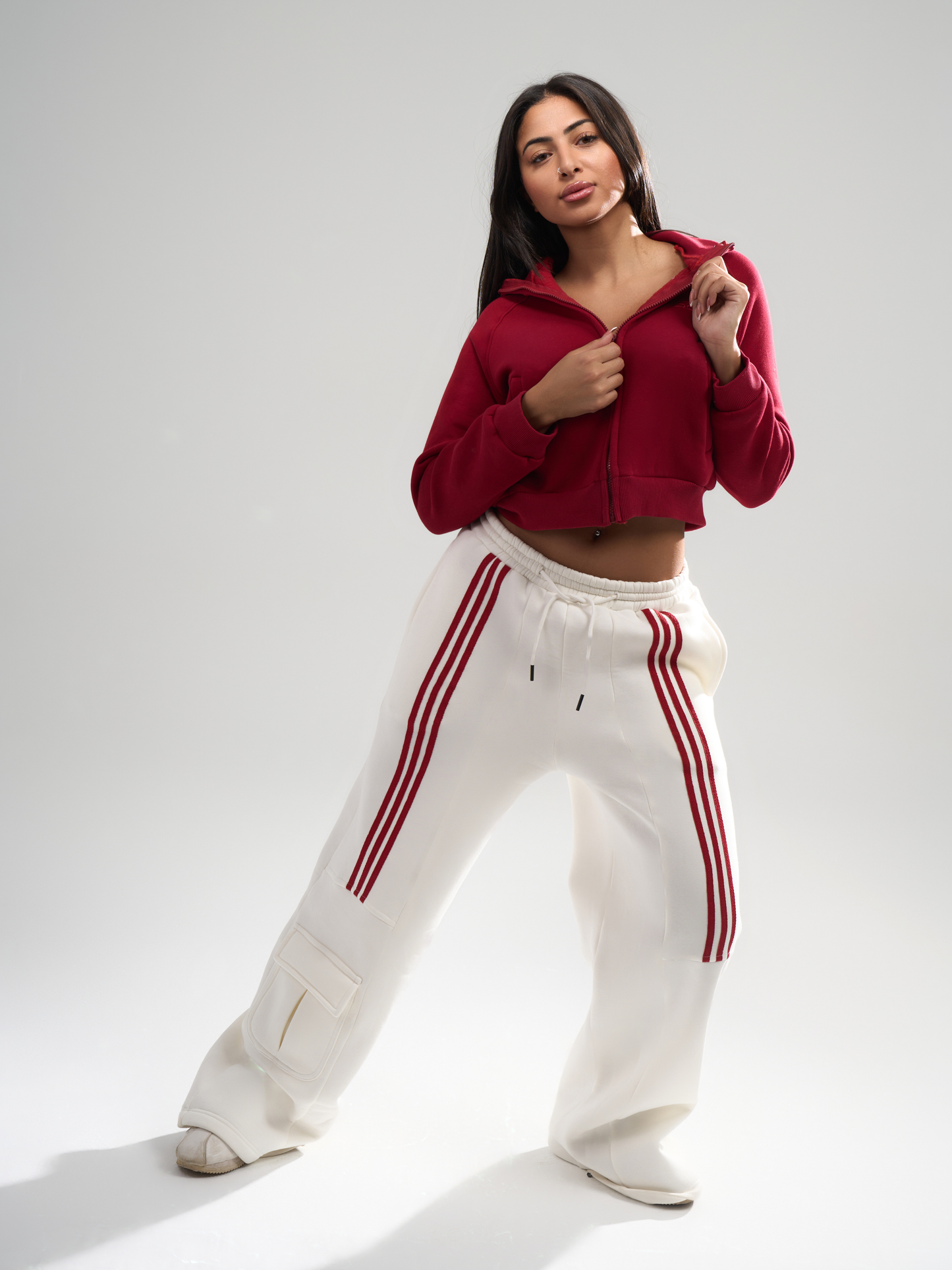 Striped Pants - Red