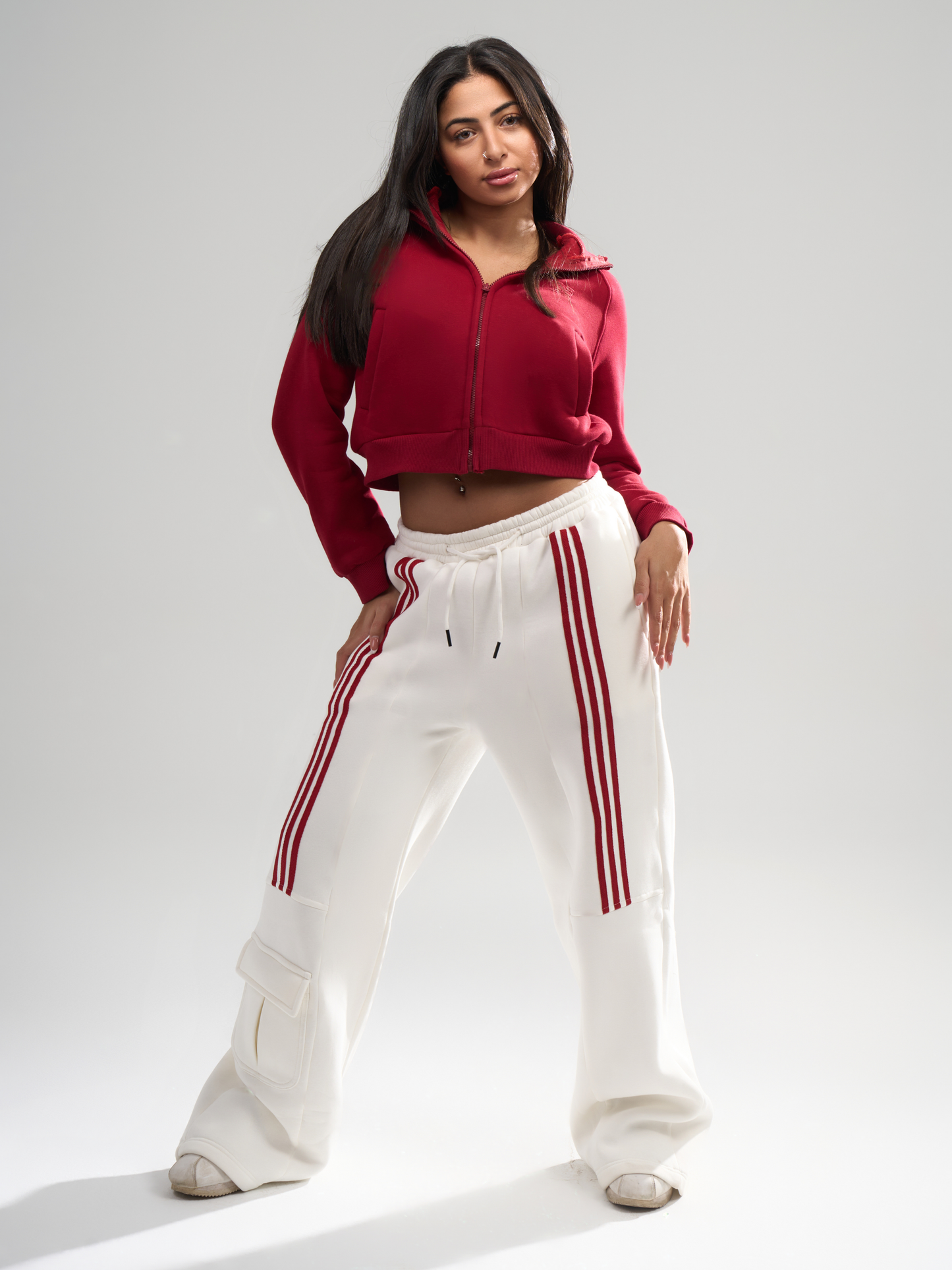 Striped Pants - Red