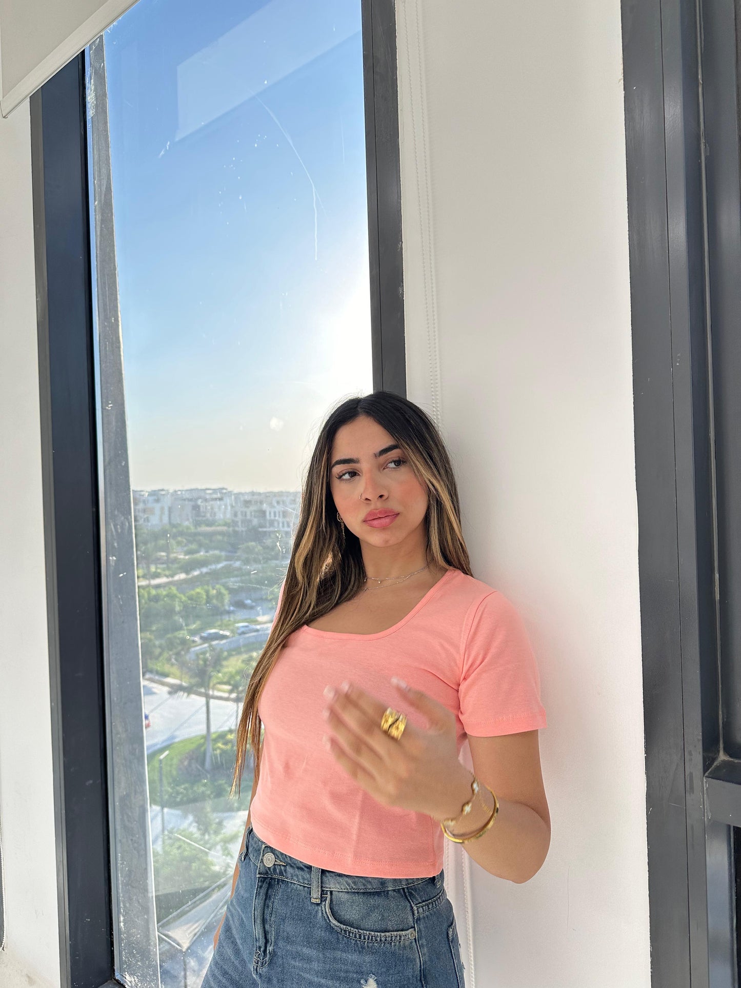 Pink Crop Top