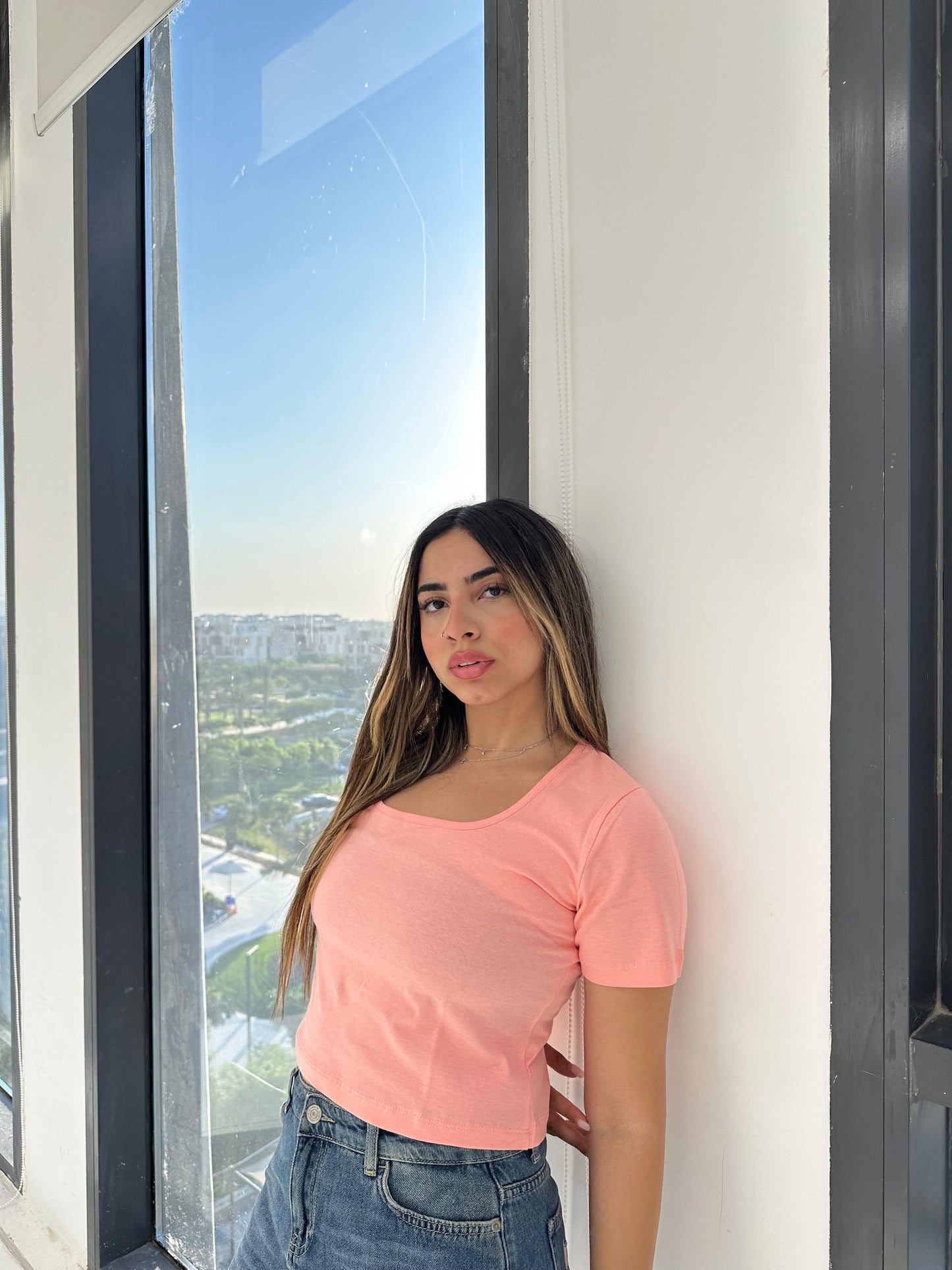 Pink Crop Top