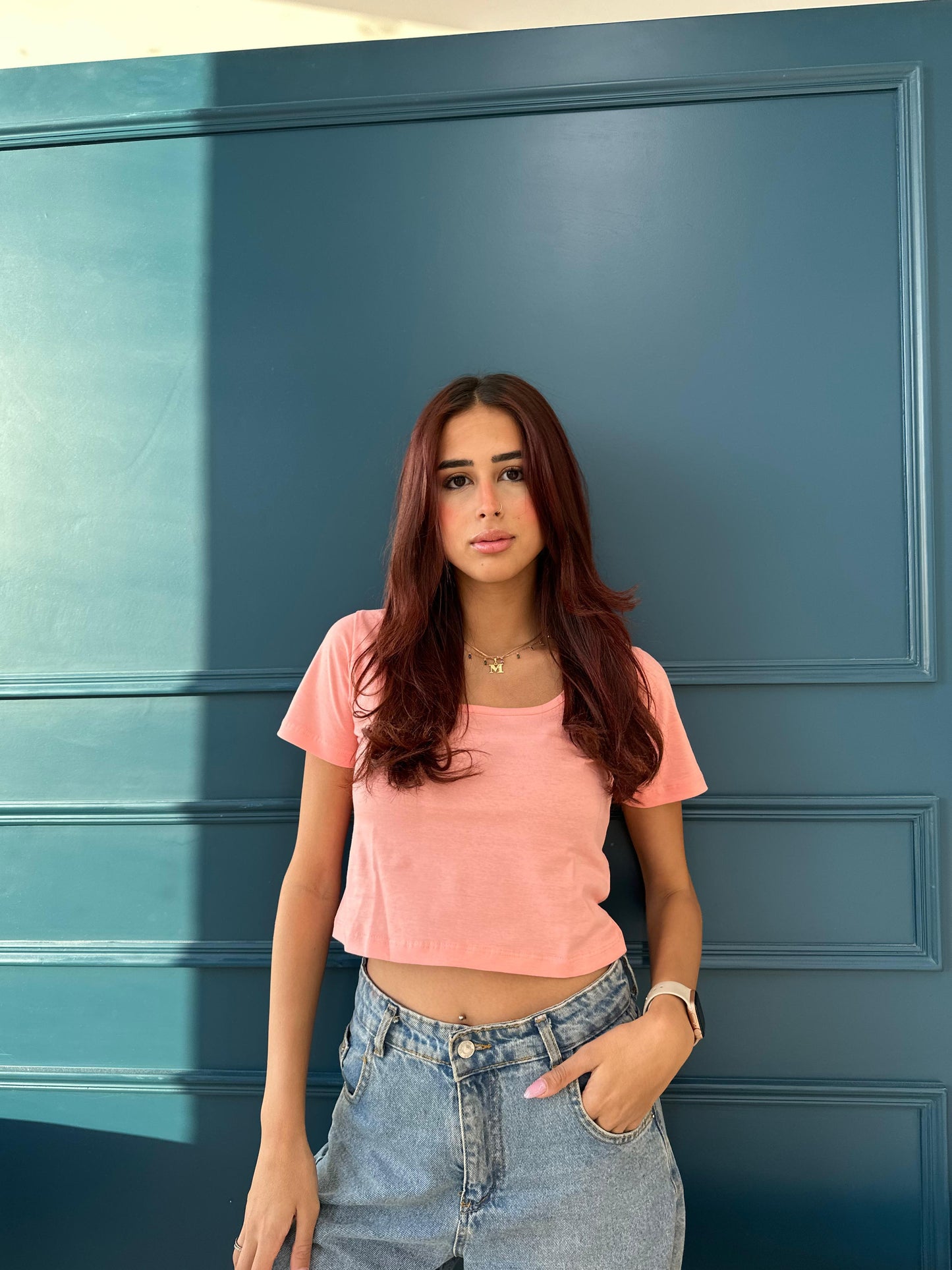 Pink Crop Top
