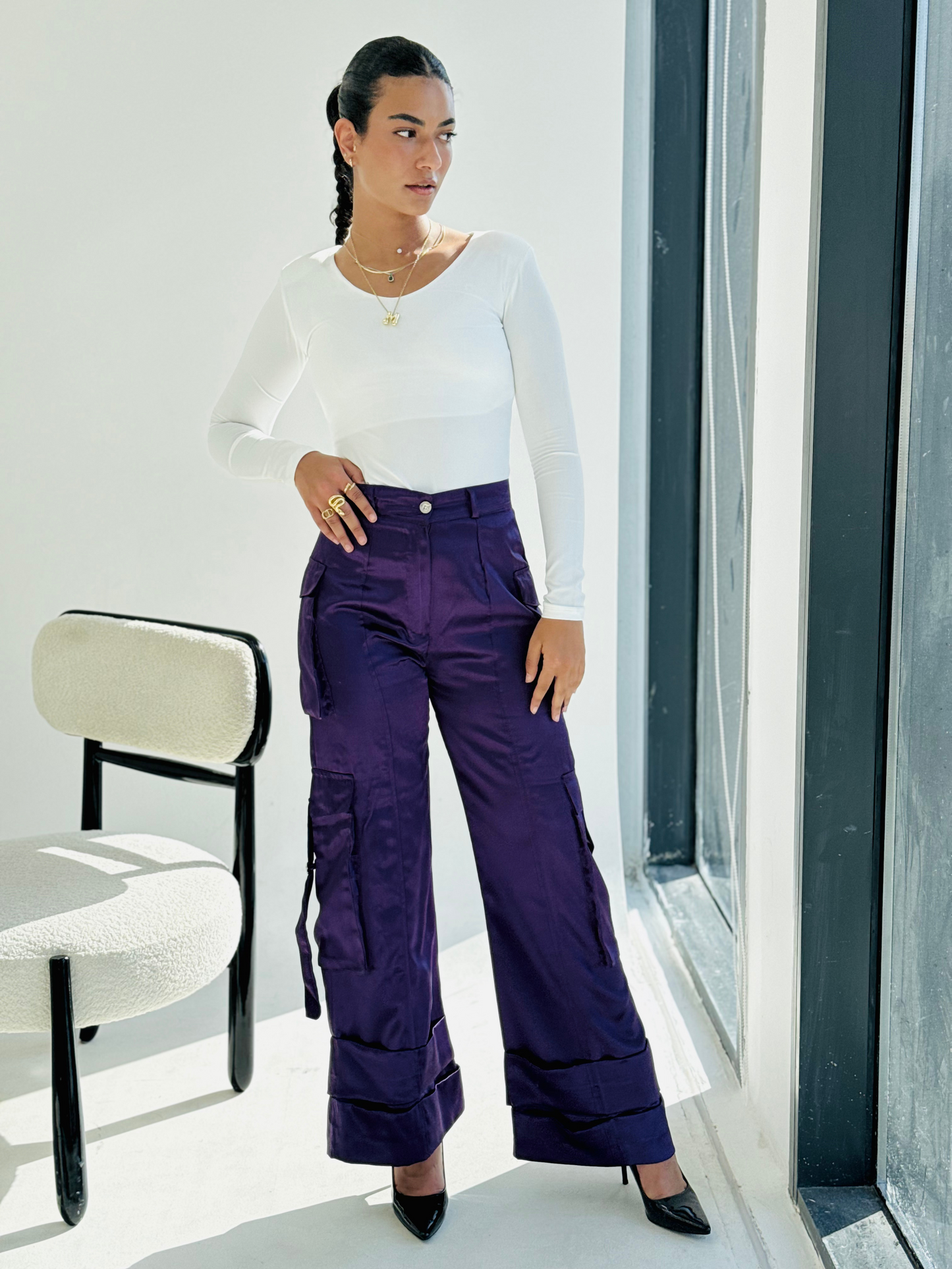 Melly Pants - Purple