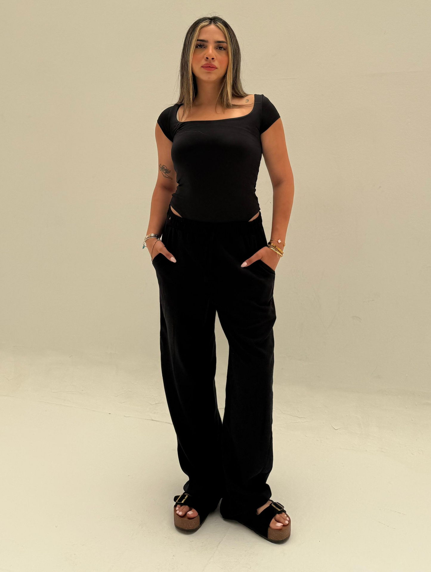 Black Coastal Pants