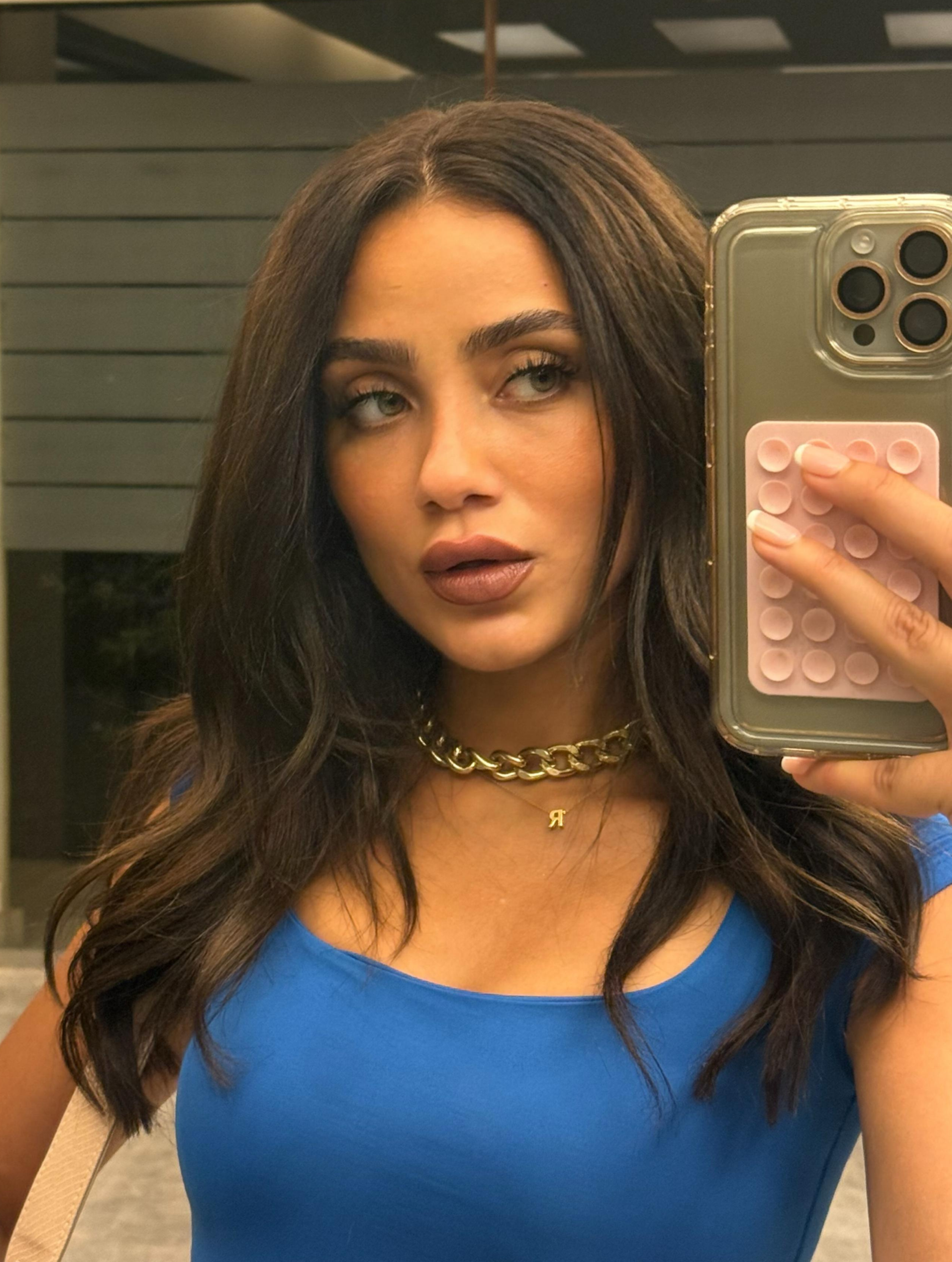 Royal Blue Half Sleeve Body Suit