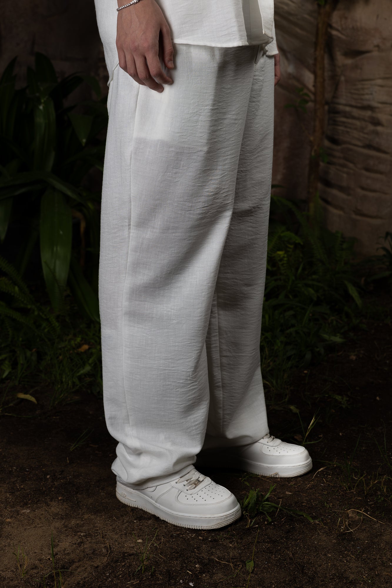 White Coastal Pants