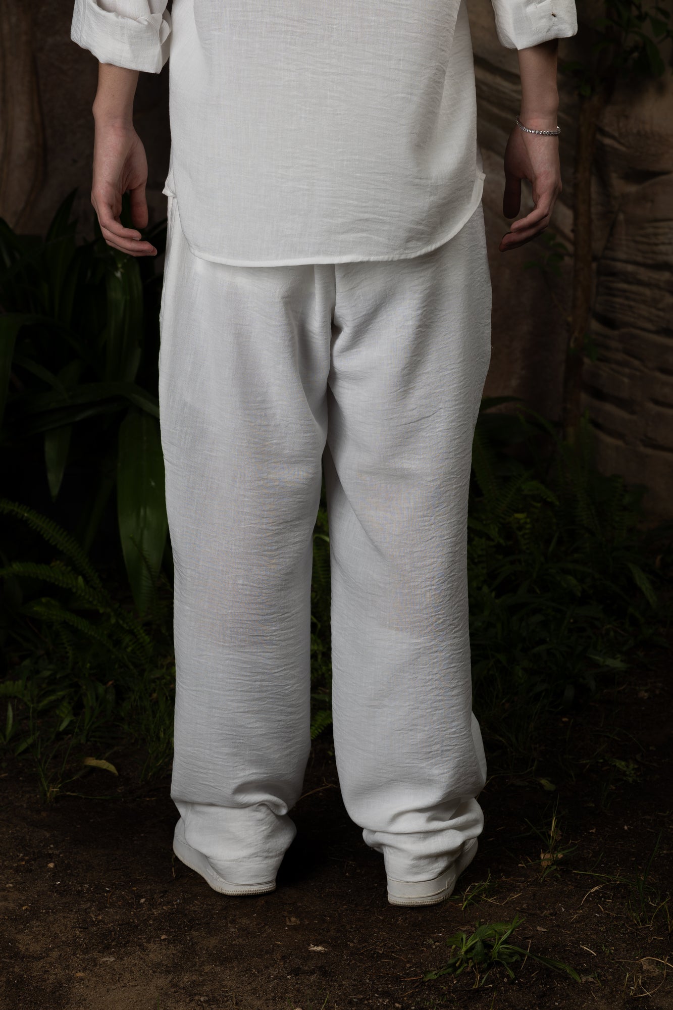 White Coastal Pants