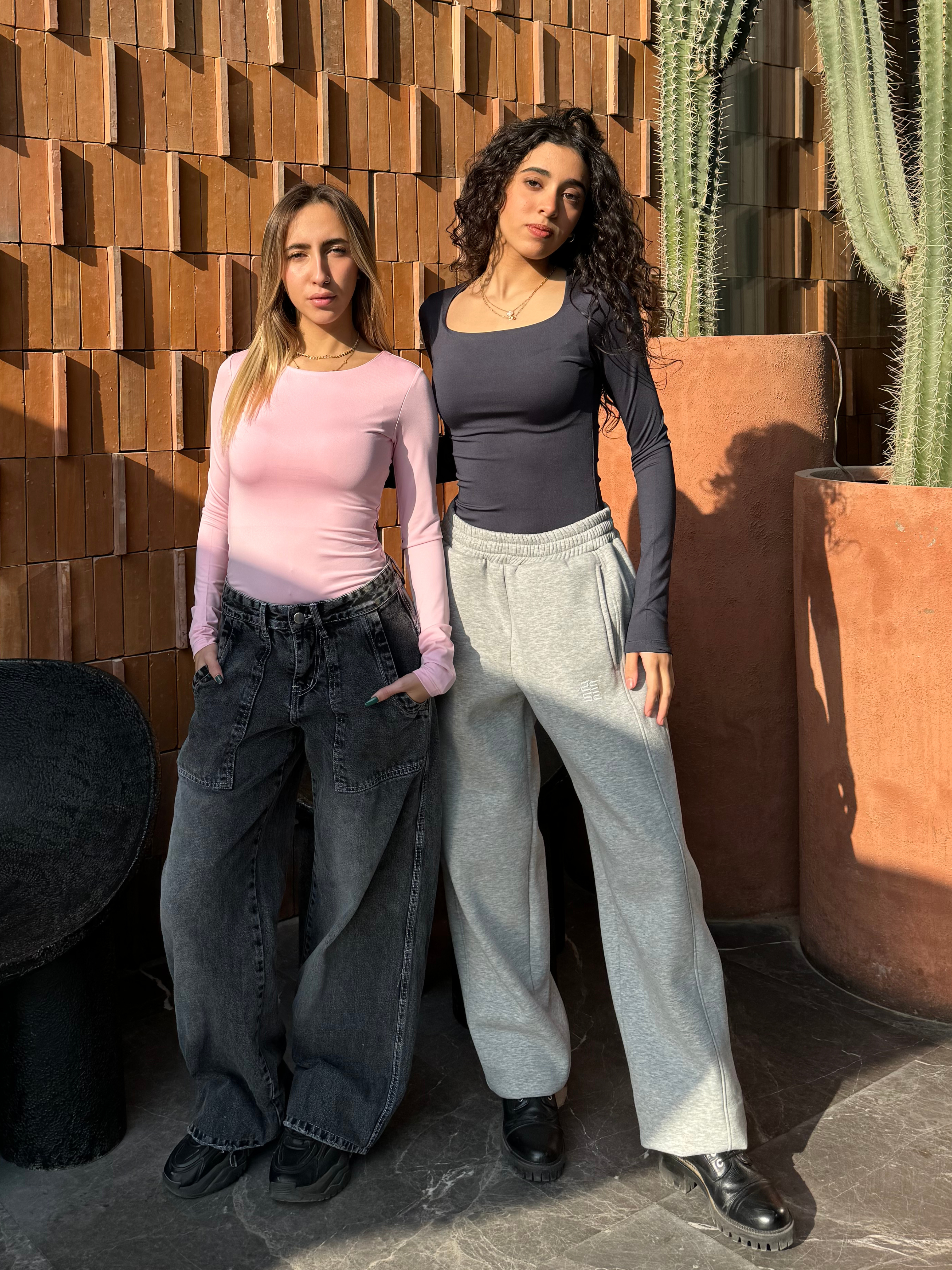 Scoop Neck Top - Pink