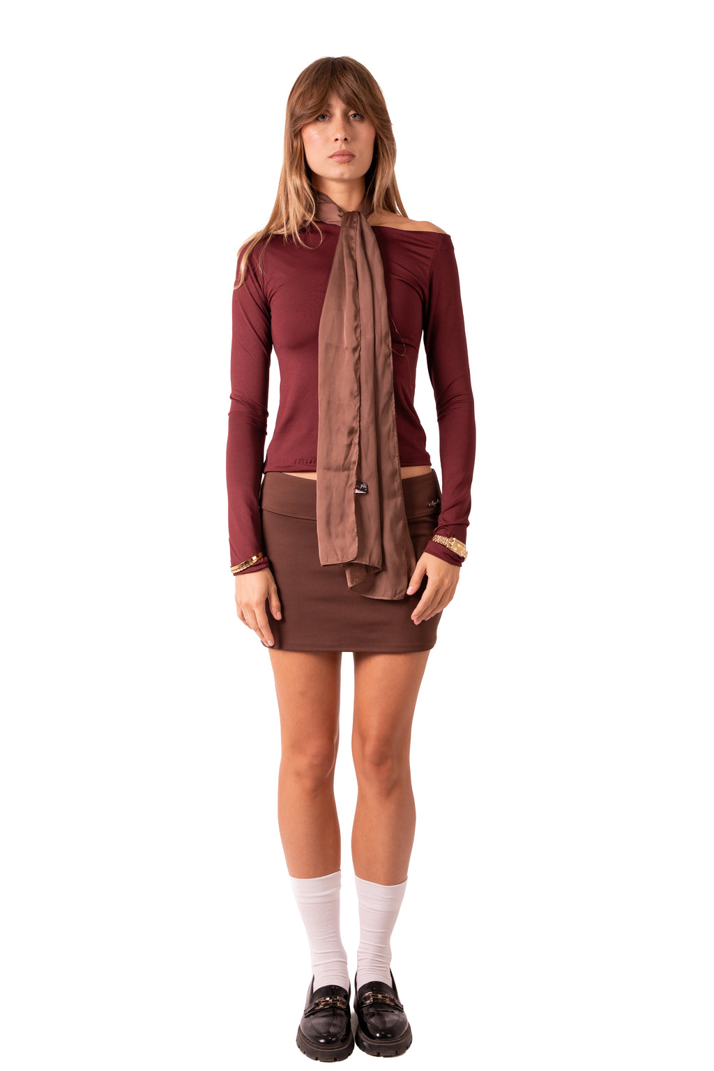 Assymetrical Off Shoulder Top