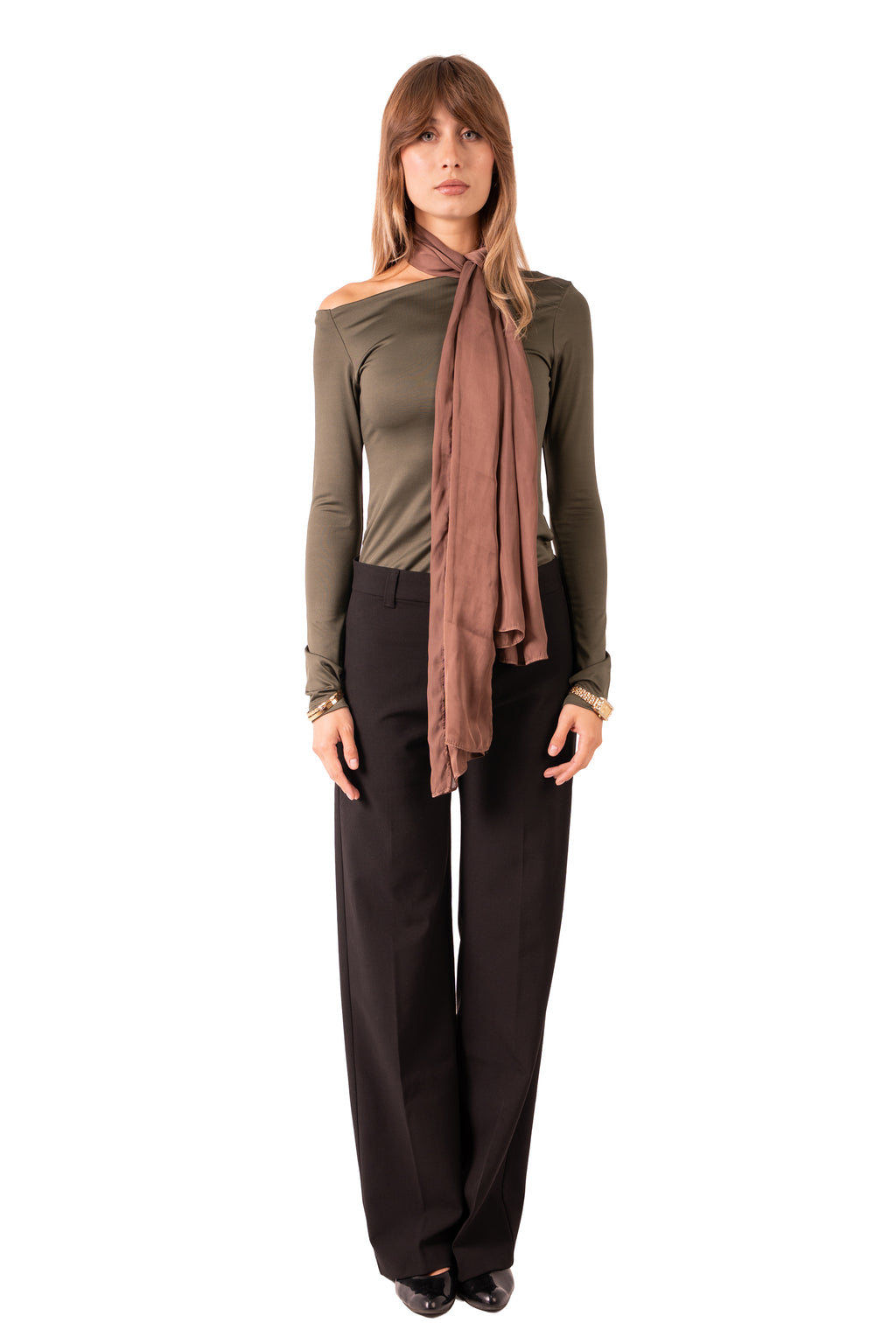 Assymetrical Off Shoulder Top