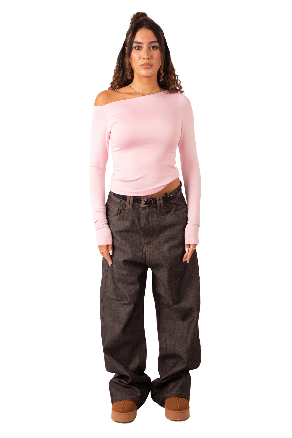 Assymetrical Off Shoulder Top