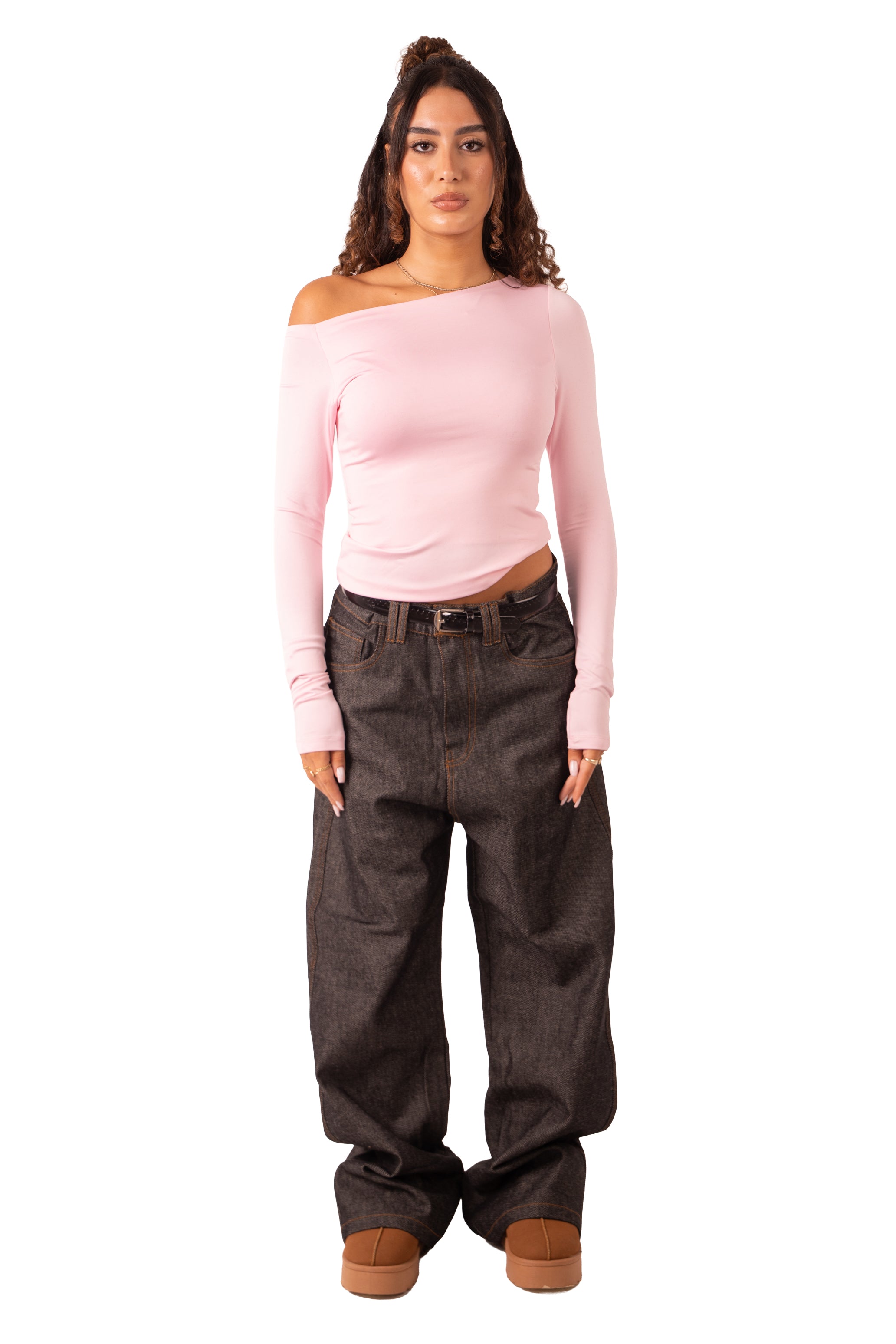 Assymetrical Off Shoulder Top