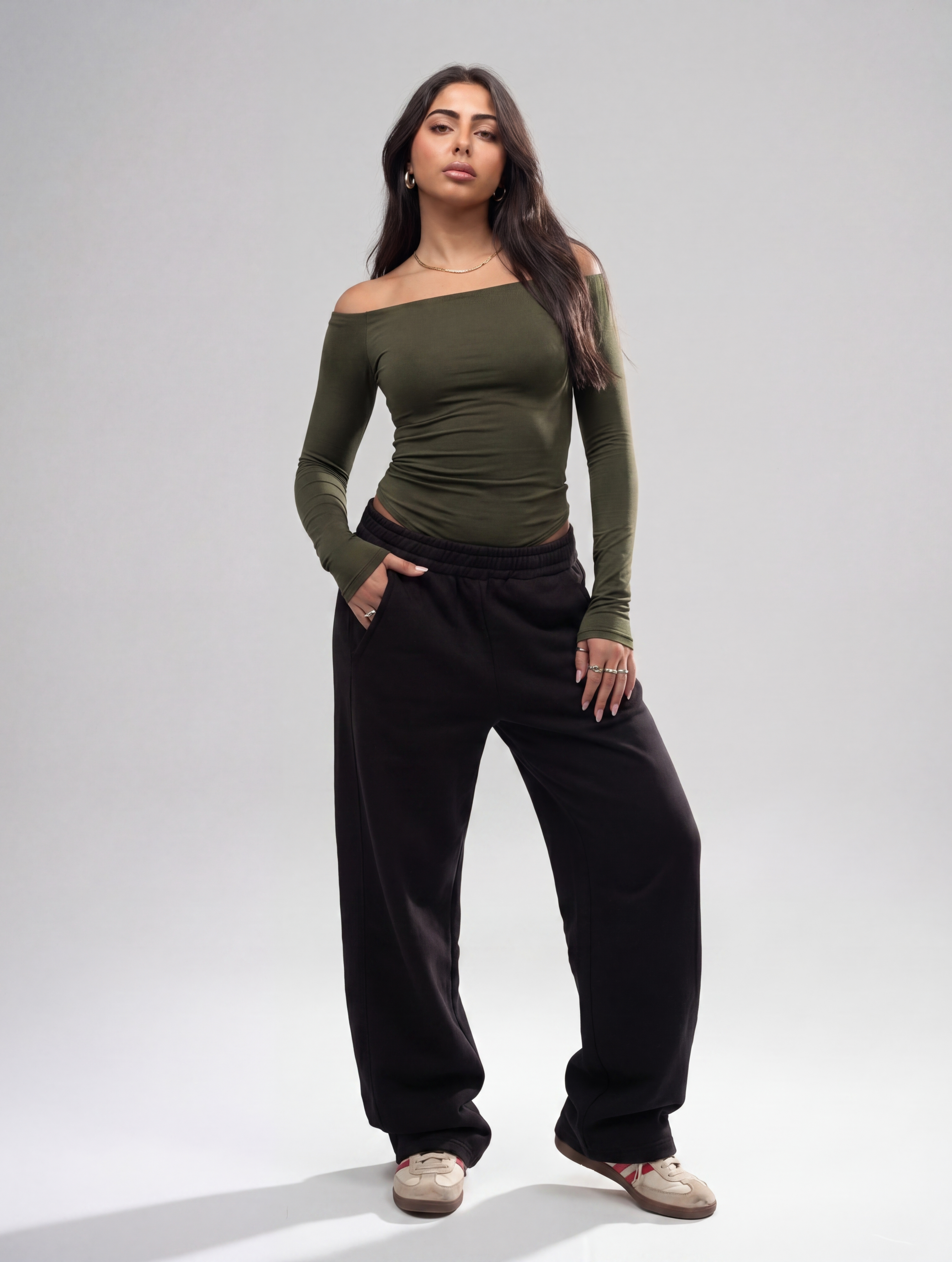 Assymetrical Off Shoulder Top
