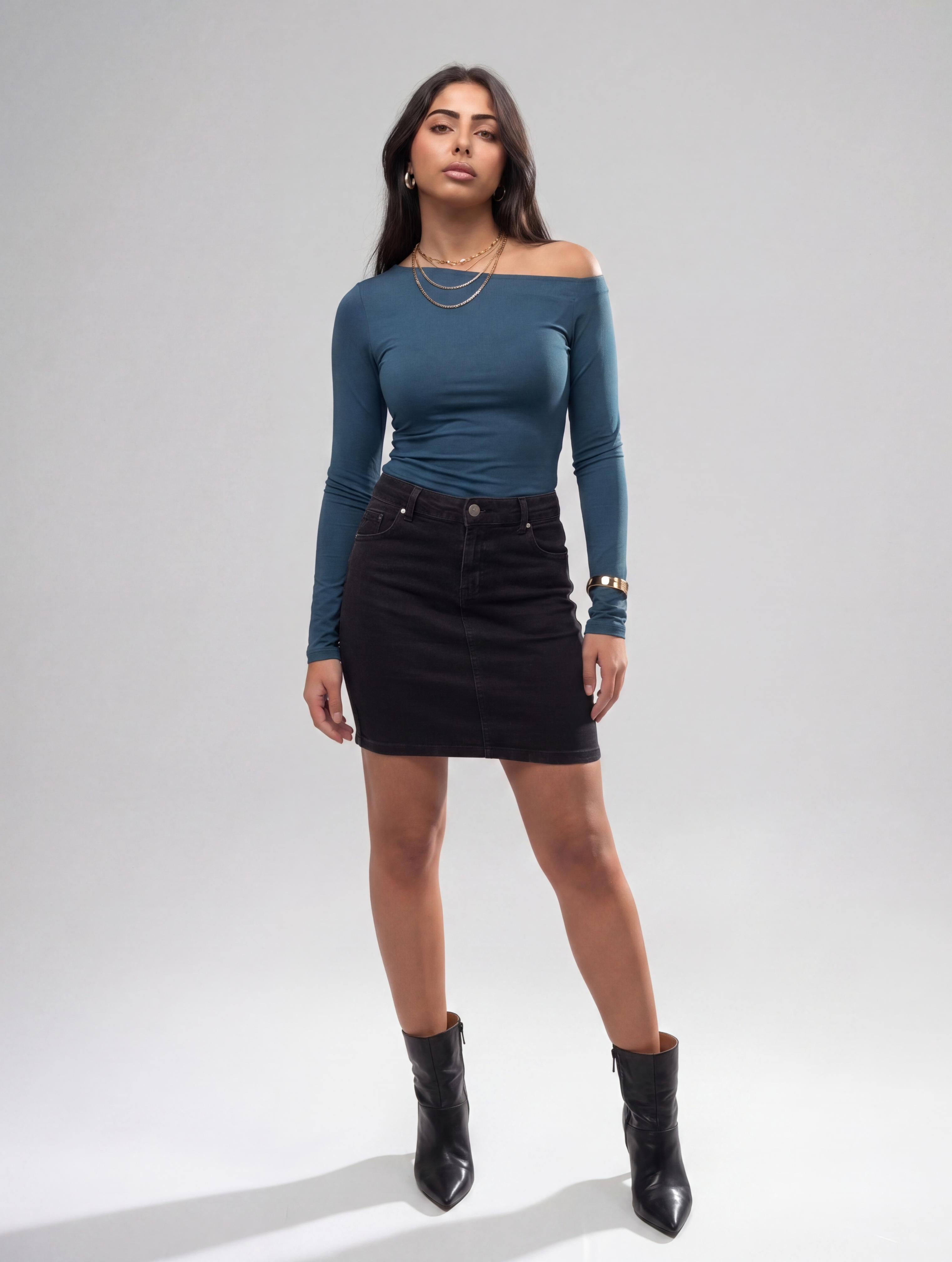 Assymetrical Off Shoulder Top
