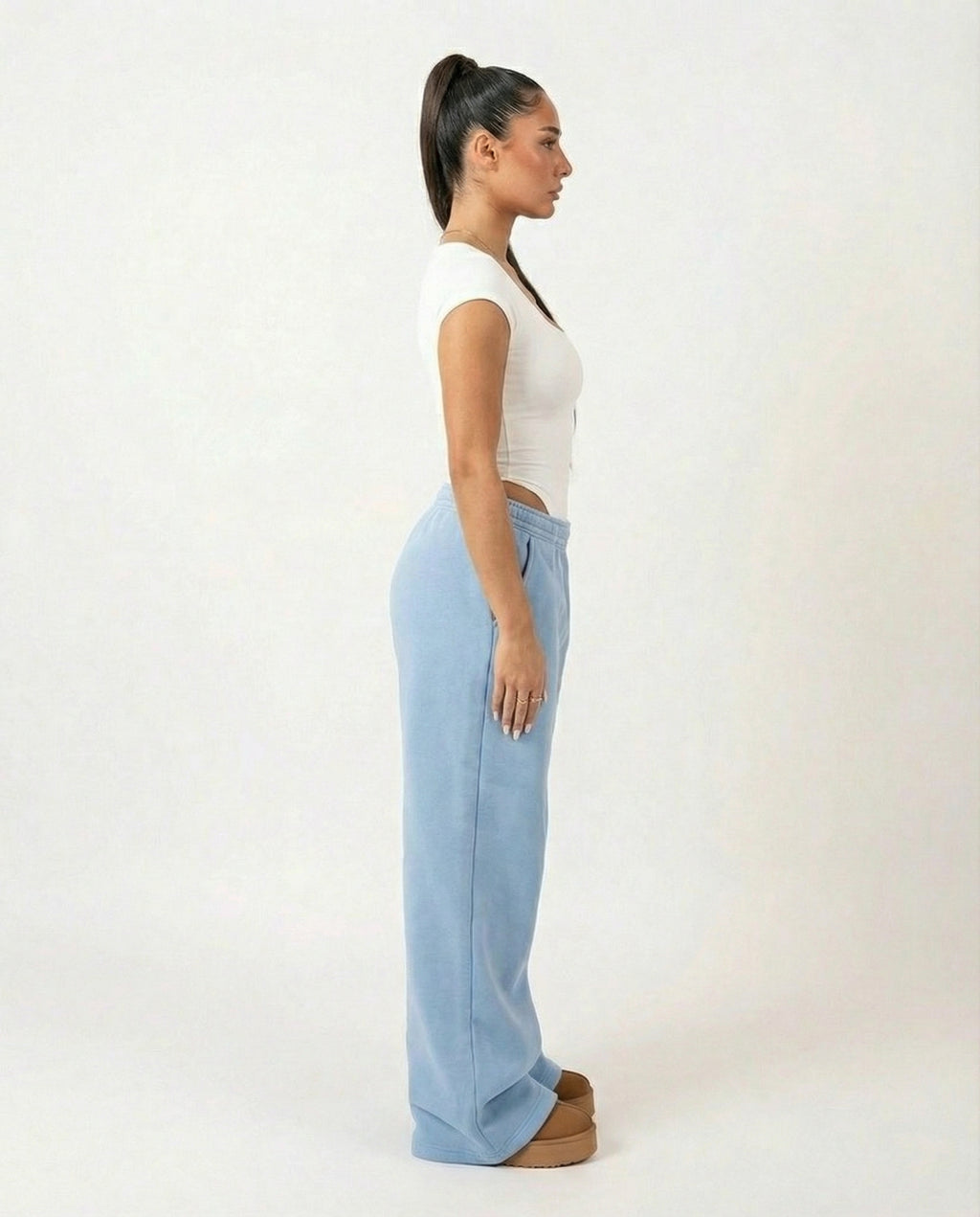 Summer Wide Leg Sweat Pants