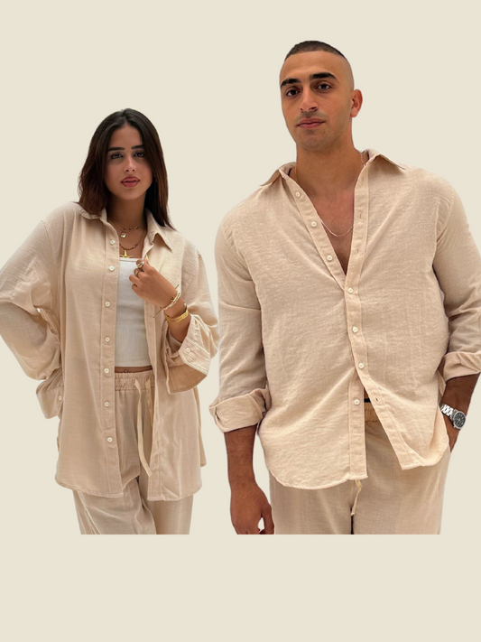 Beige Coastal Shirt