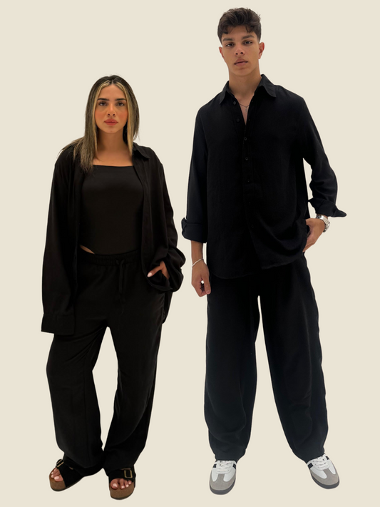 Black Coastal Pants