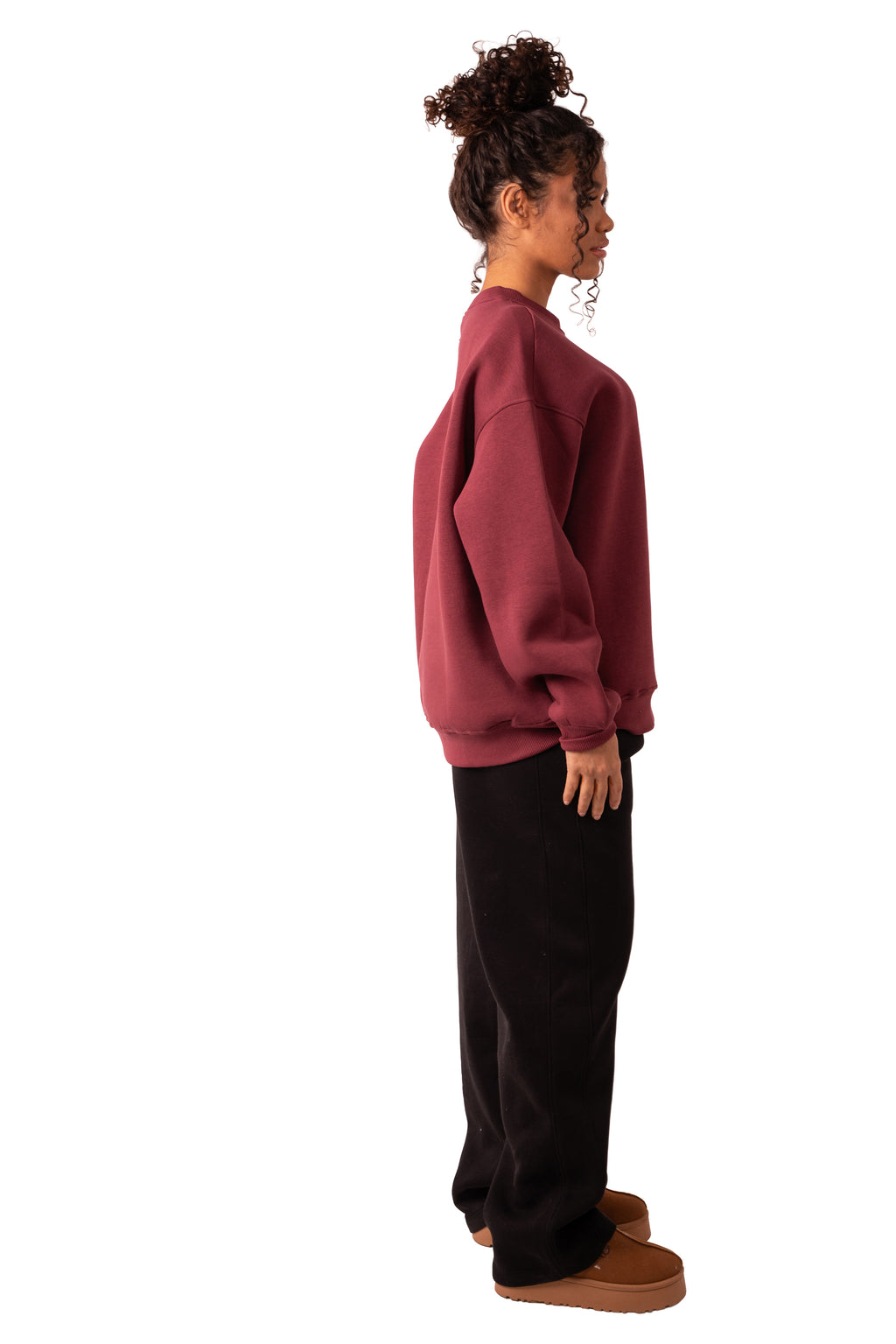 Crew Neck - Burgundy
