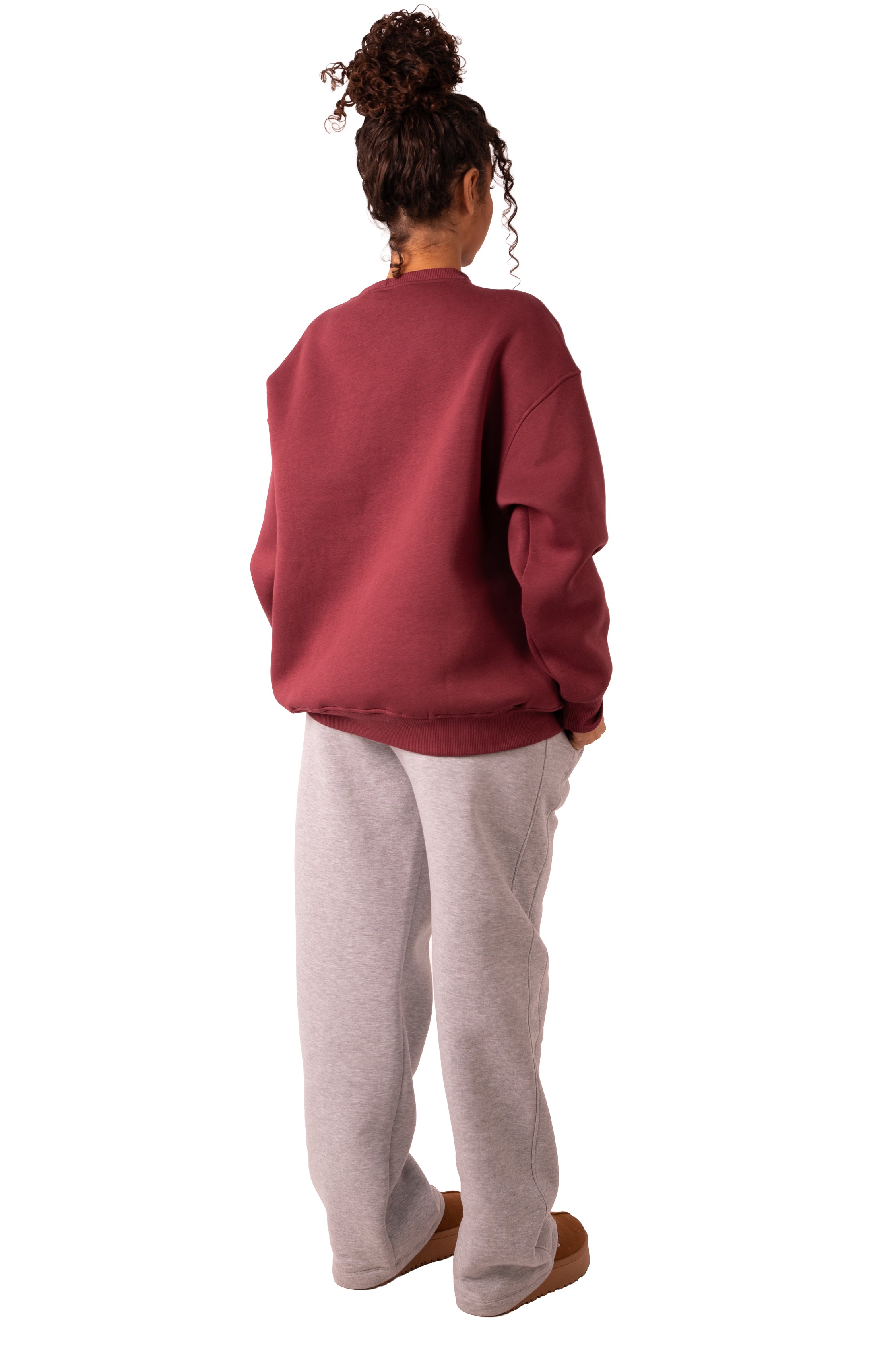 Crew Neck - Burgundy