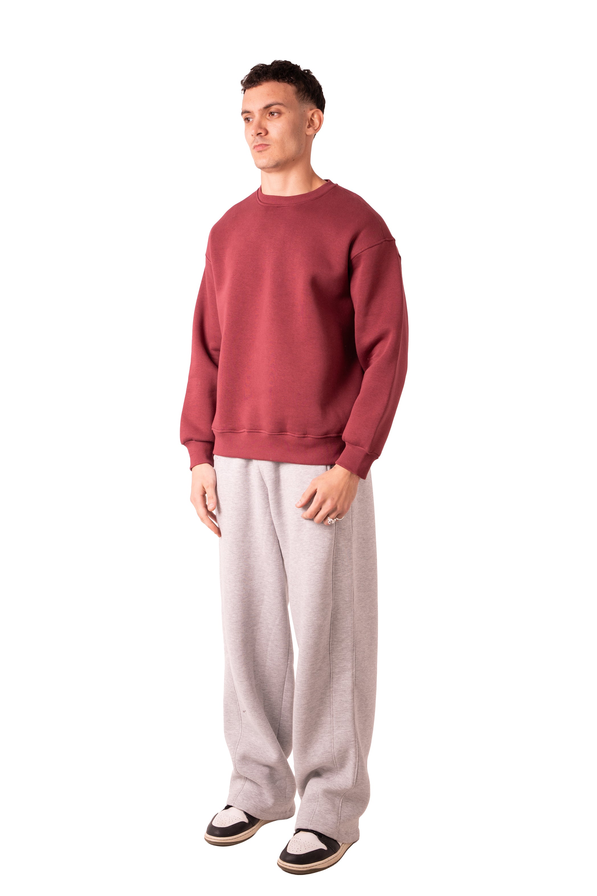 Crew Neck - Burgundy