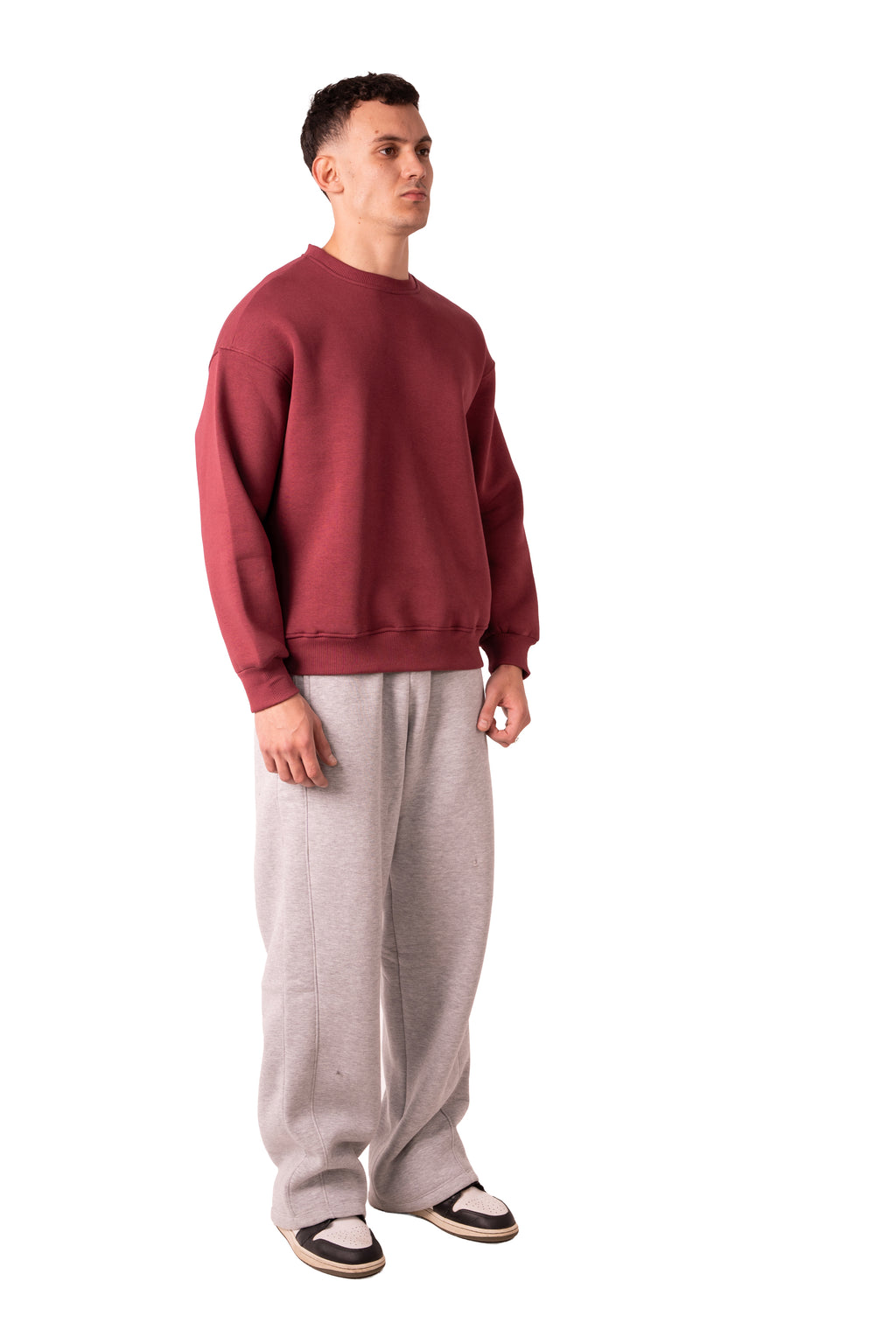Crew Neck - Burgundy