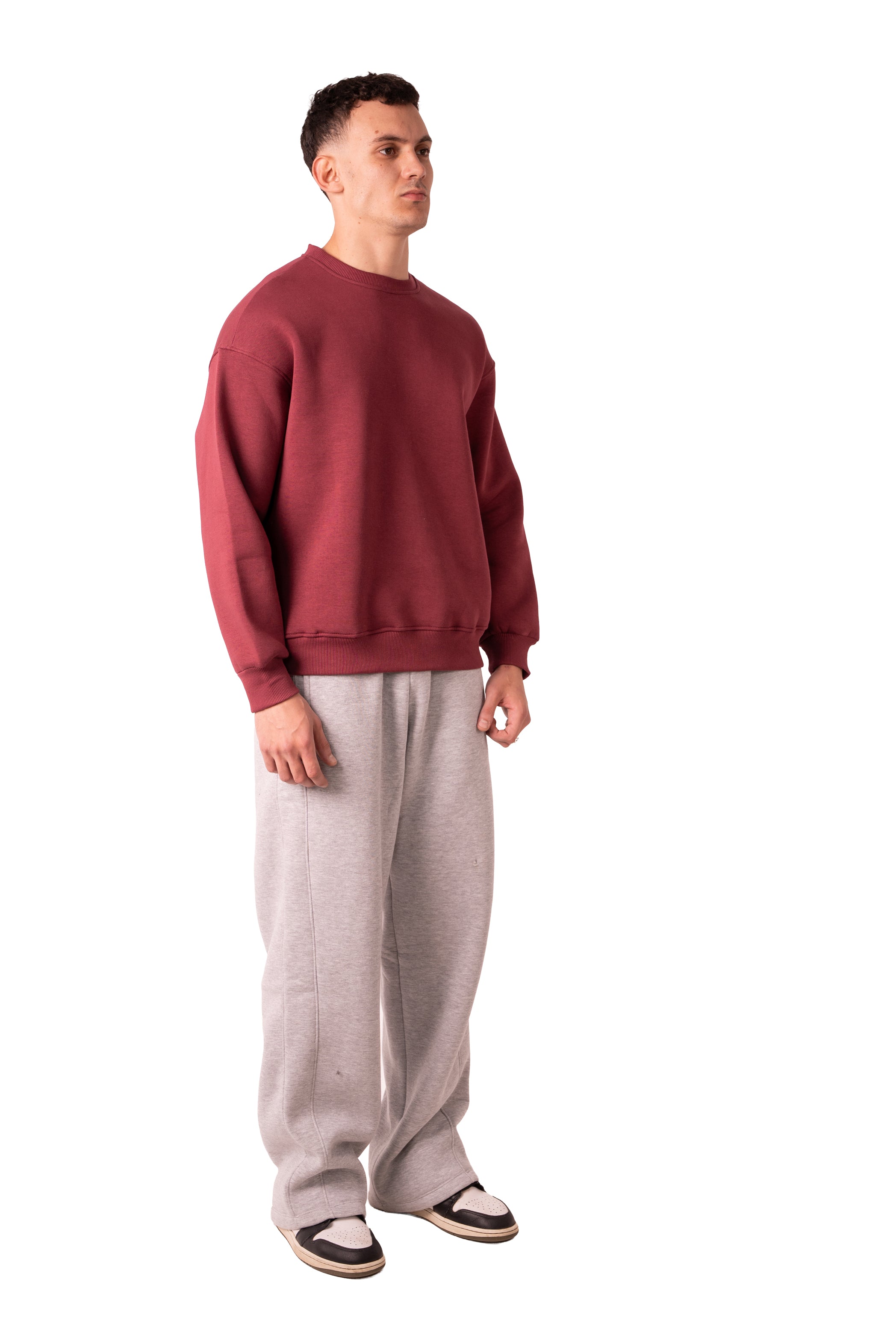 Crew Neck - Burgundy
