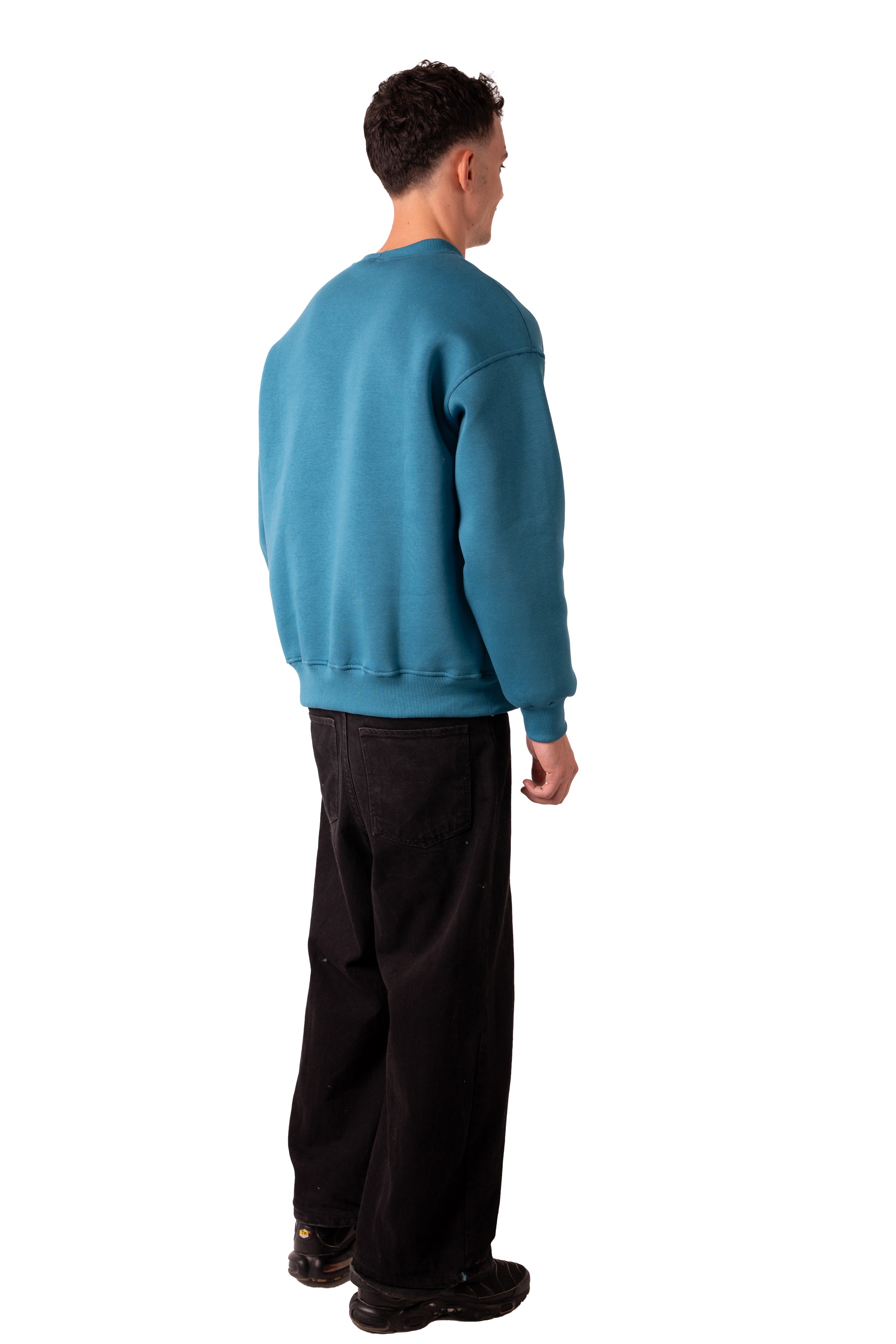 Crew Neck - Deep Aqua