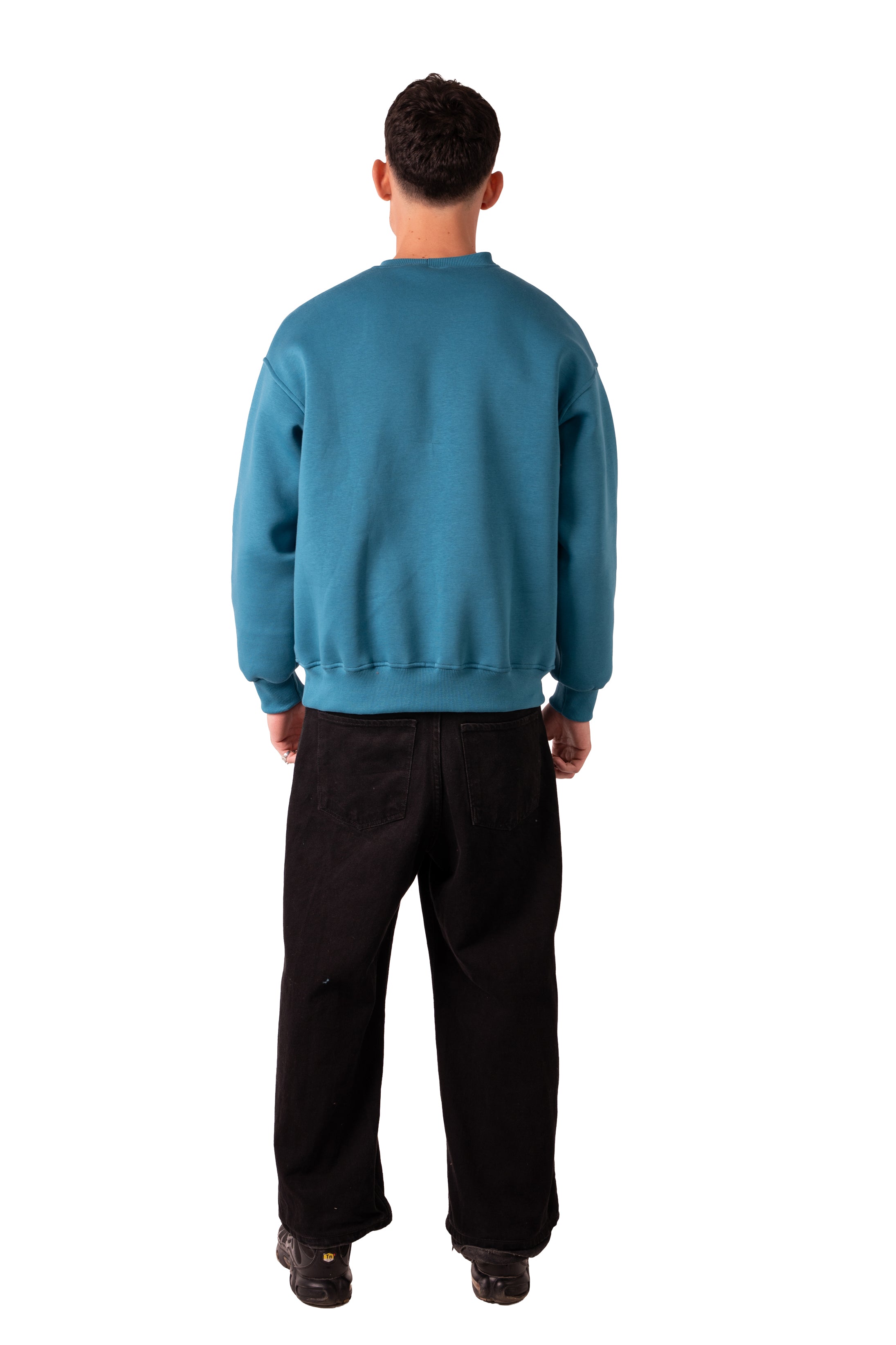 Crew Neck - Deep Aqua