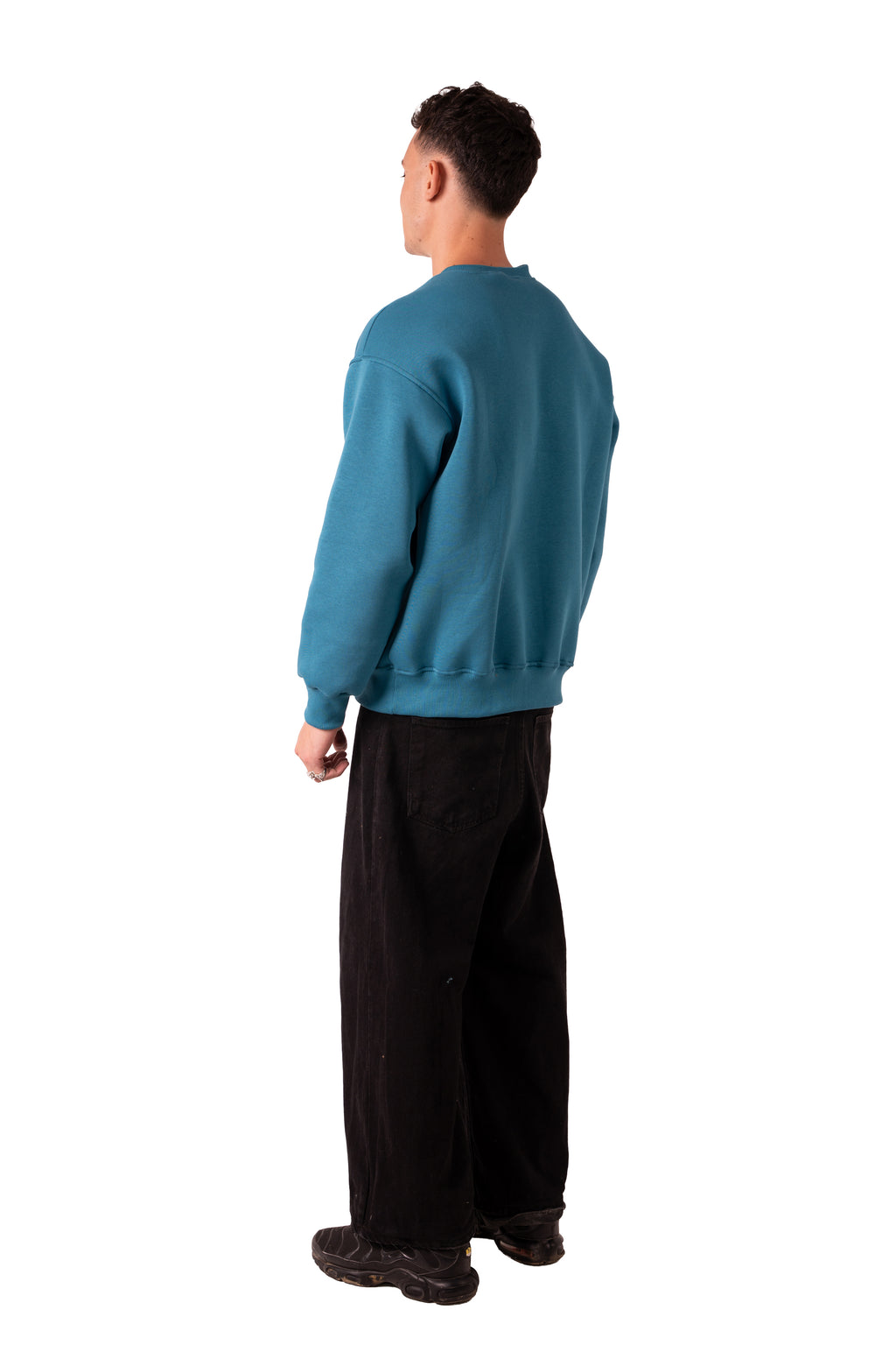 Crew Neck - Deep Aqua