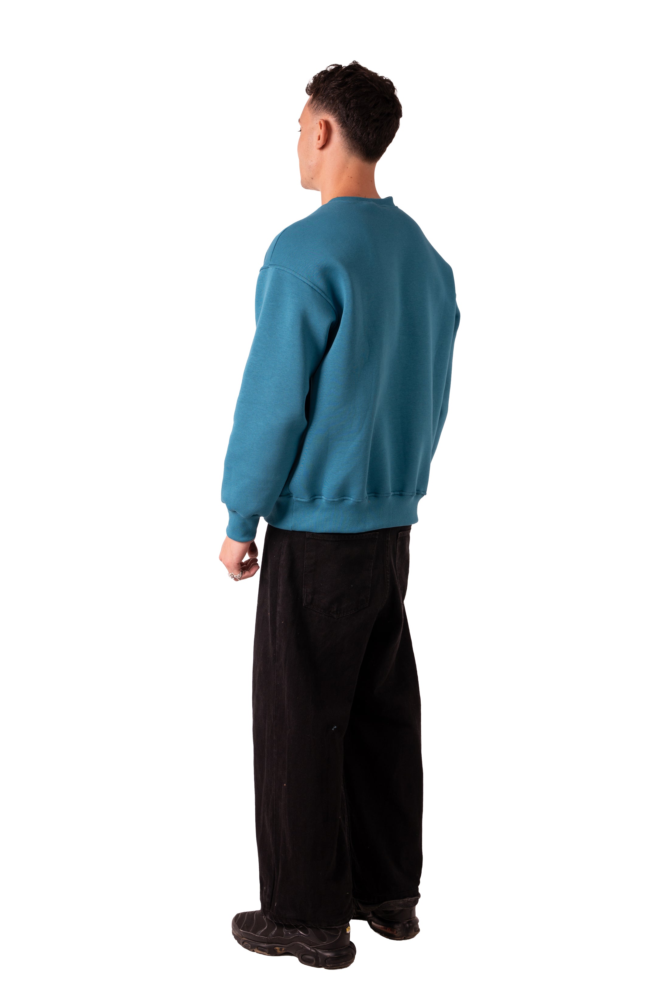 Crew Neck - Deep Aqua