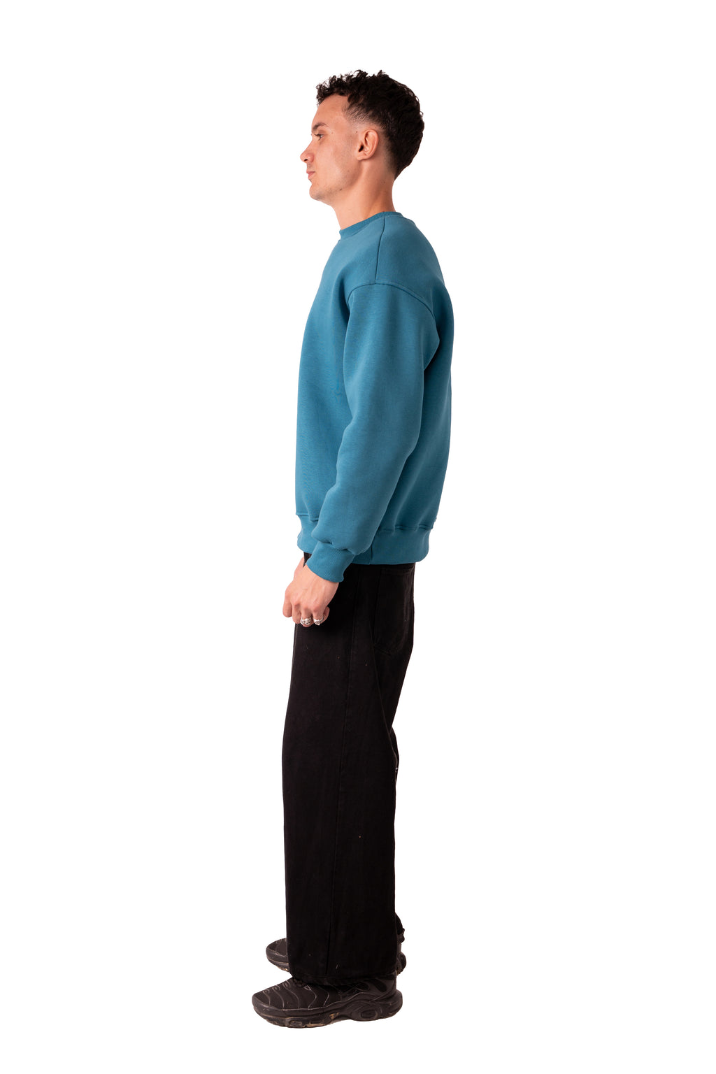 Crew Neck - Deep Aqua