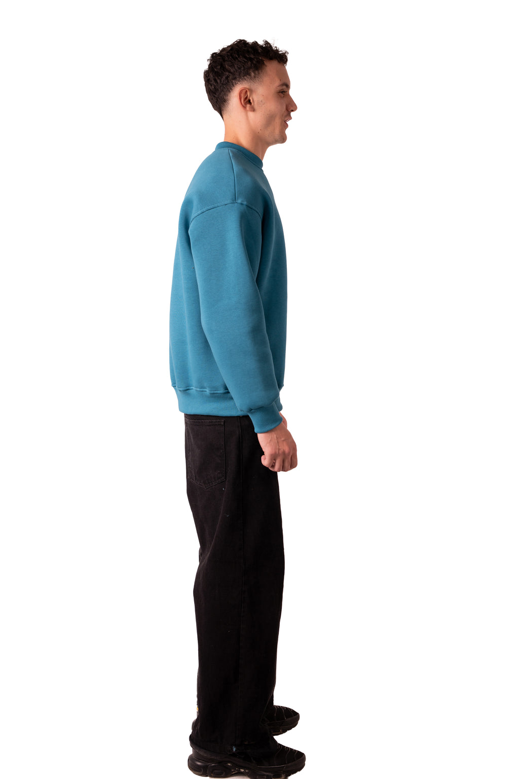Crew Neck - Deep Aqua