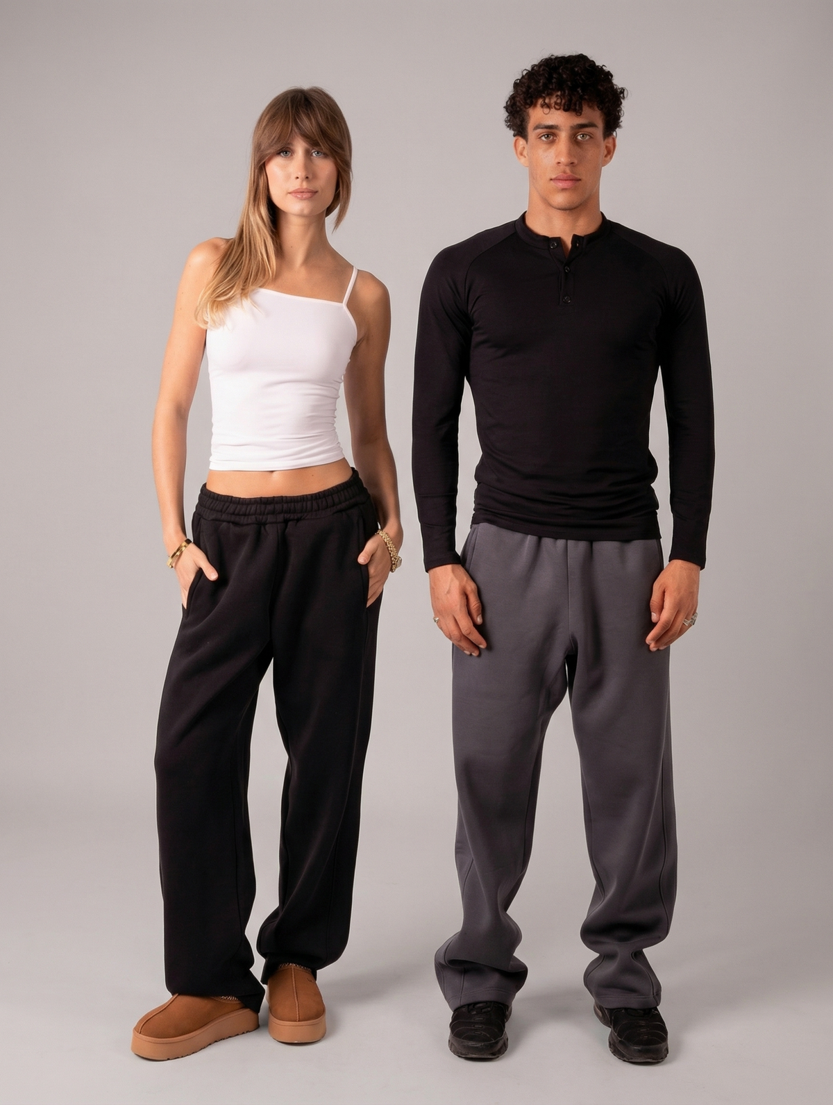 Winter Straight Leg Sweat Pants