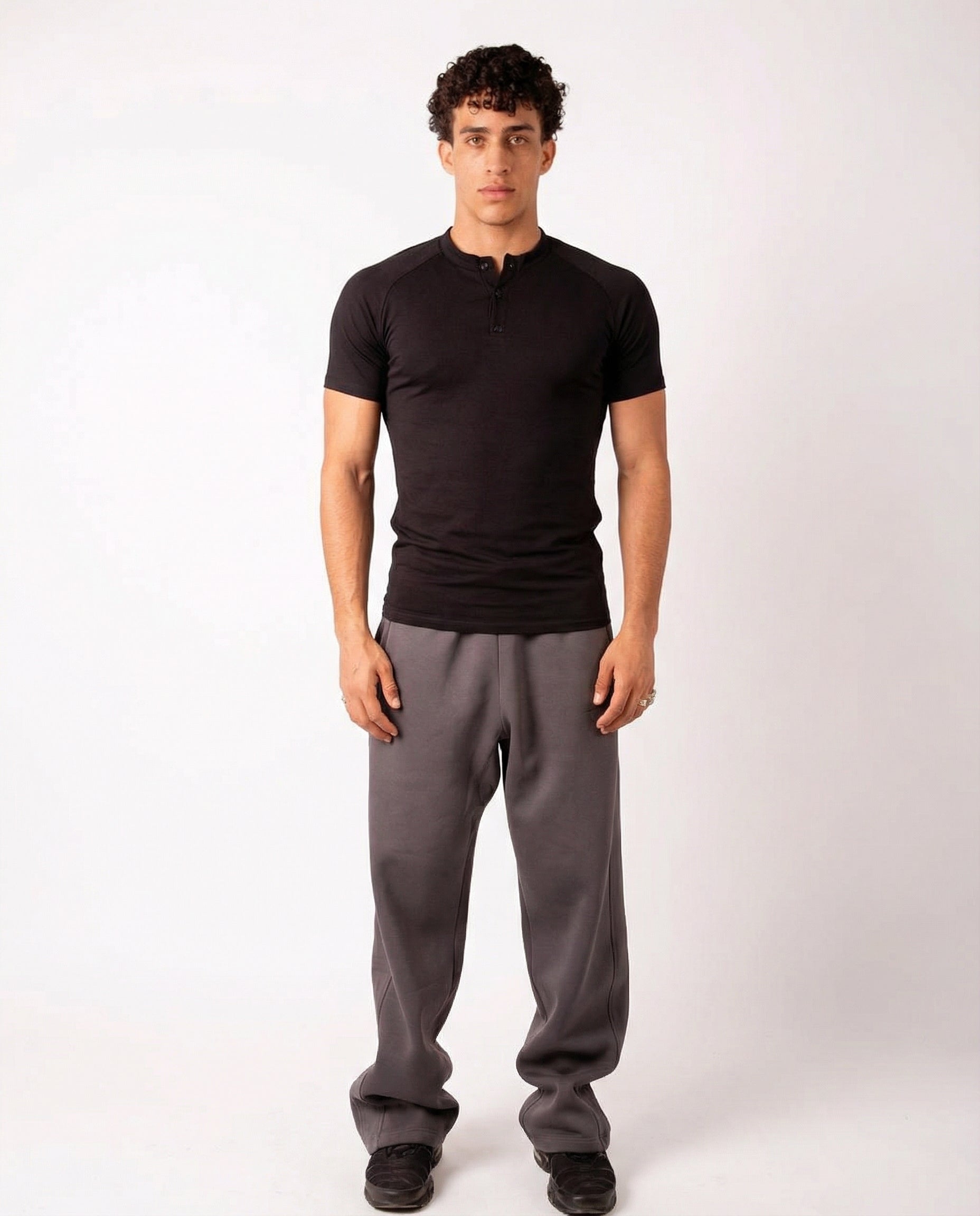 Half Sleeve Henley Tshirt