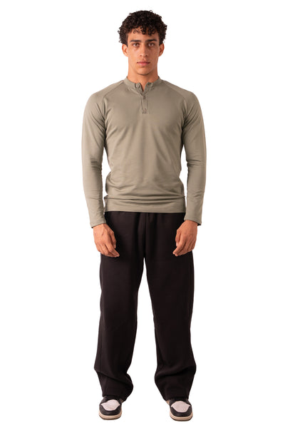 Henley Tshirt - Olive