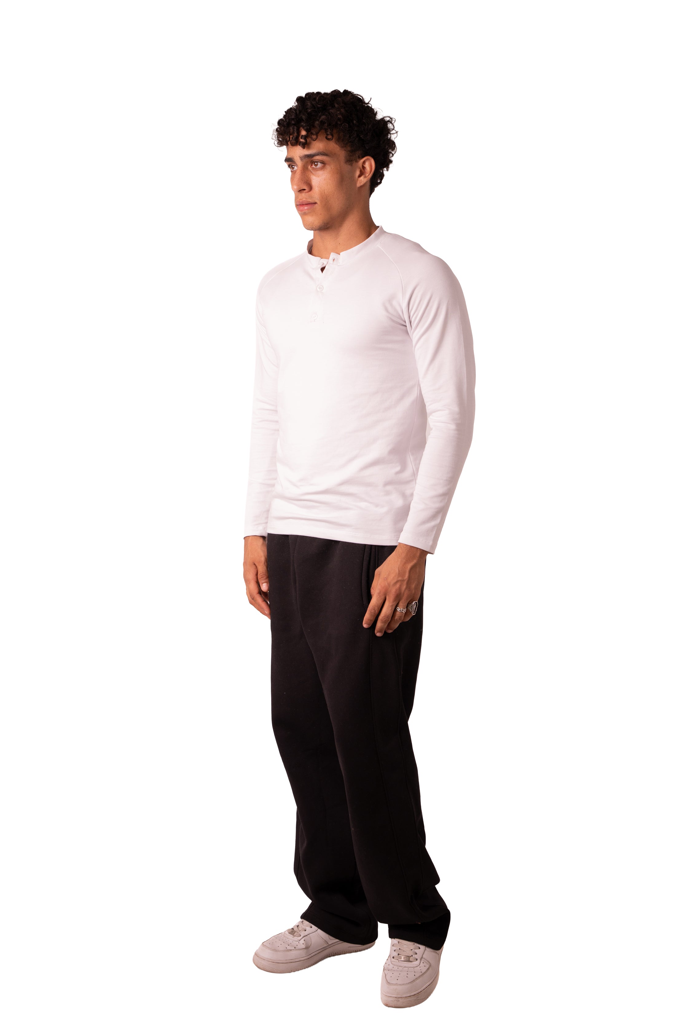 Henley Tshirt - White