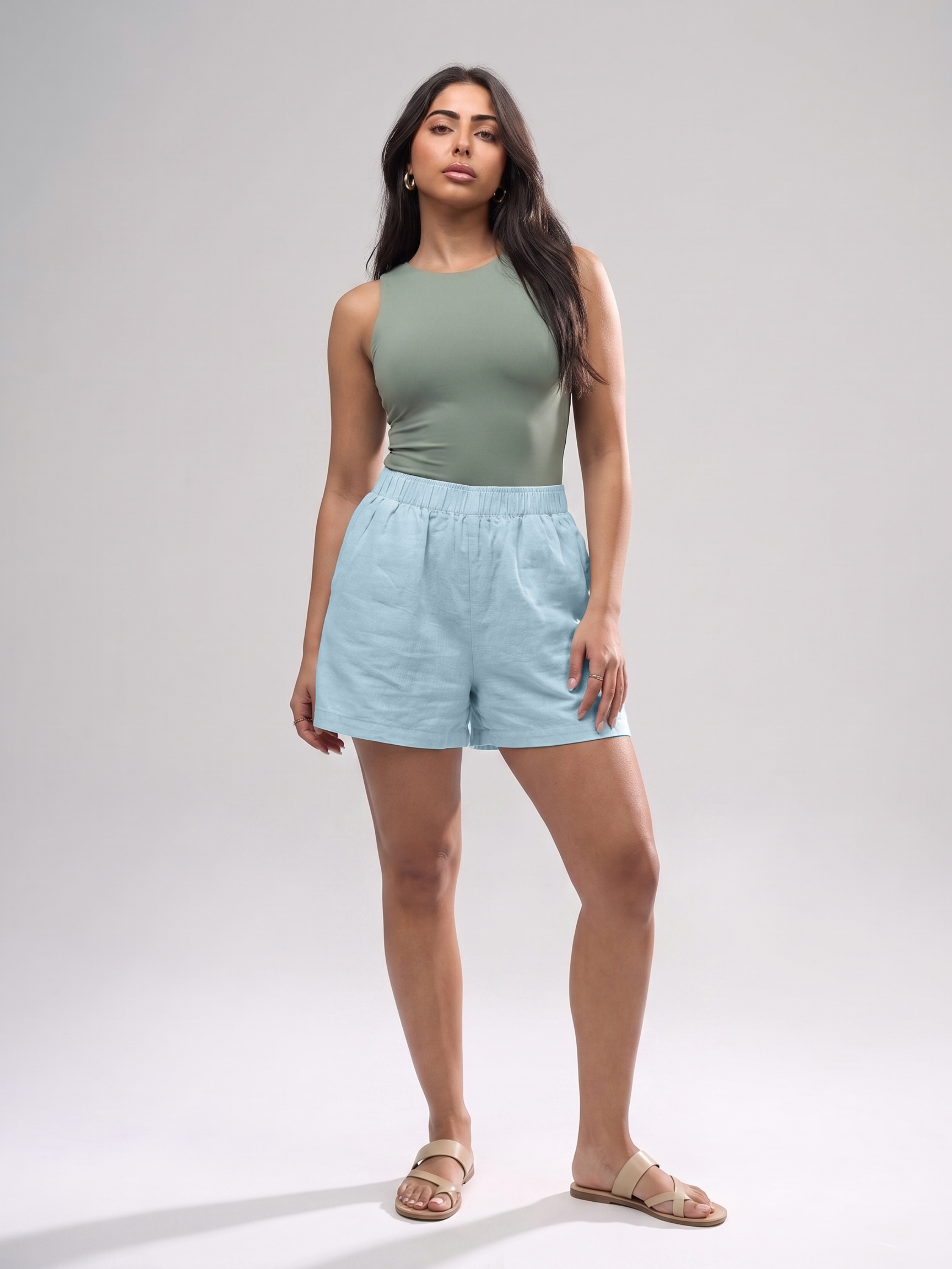 Livia Linen Shorts