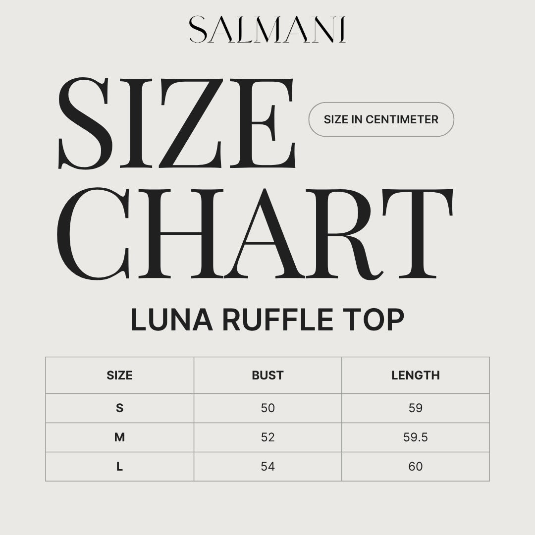 Luna Ruffle Top
