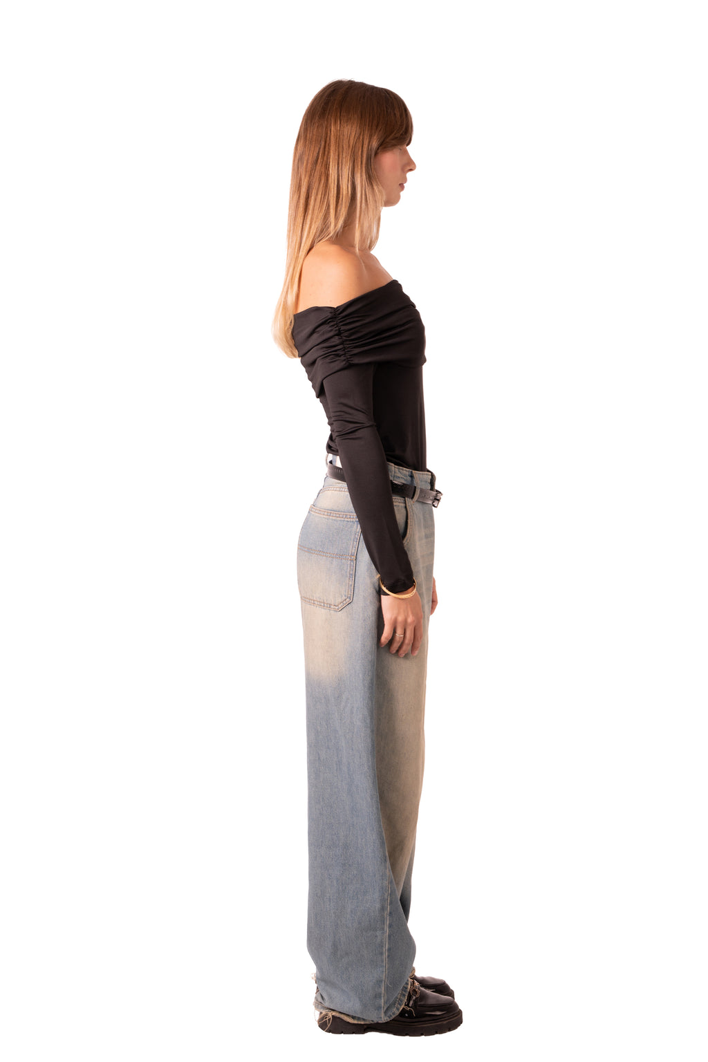 Off Shoulder Top - Black