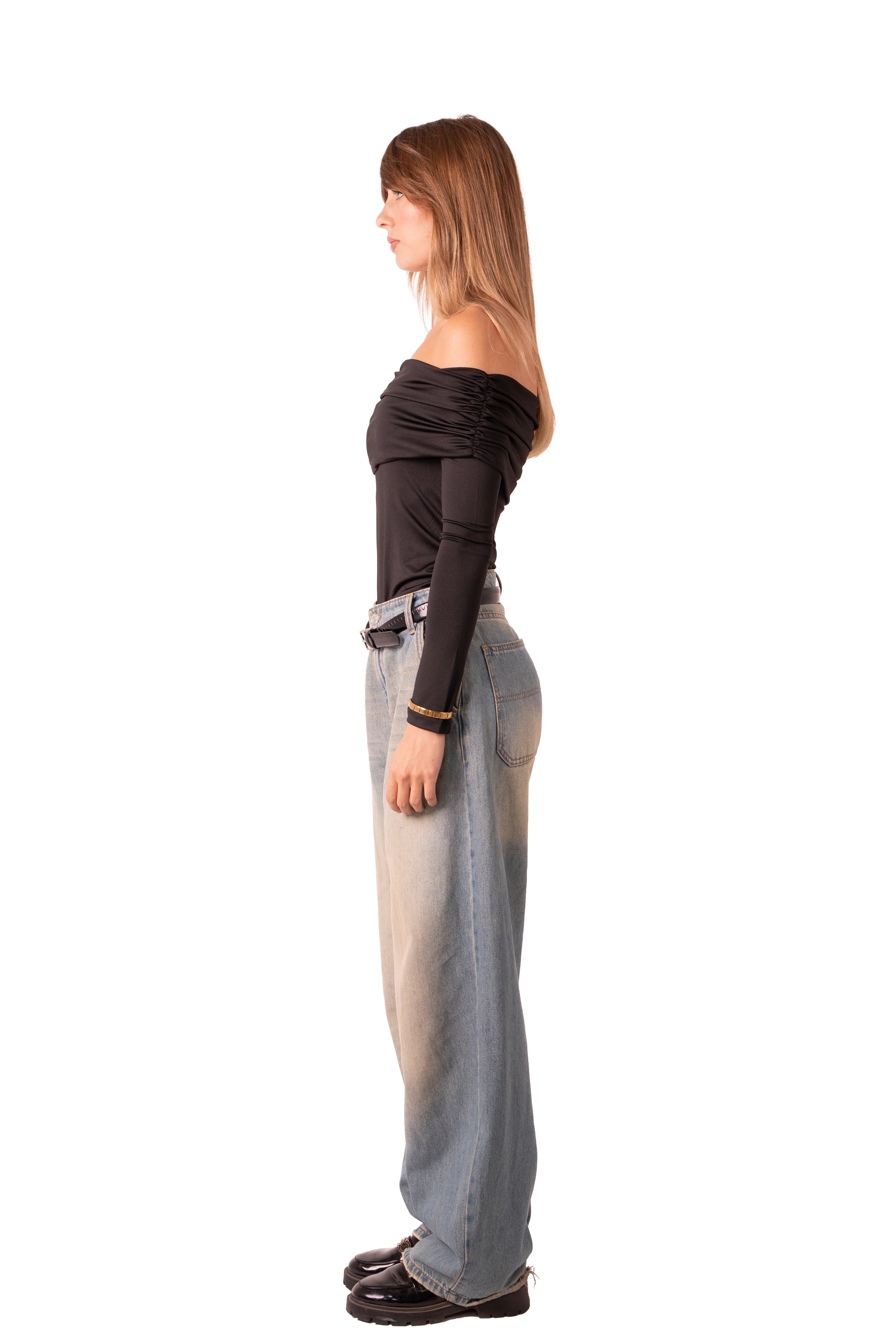 Off Shoulder Top - Black